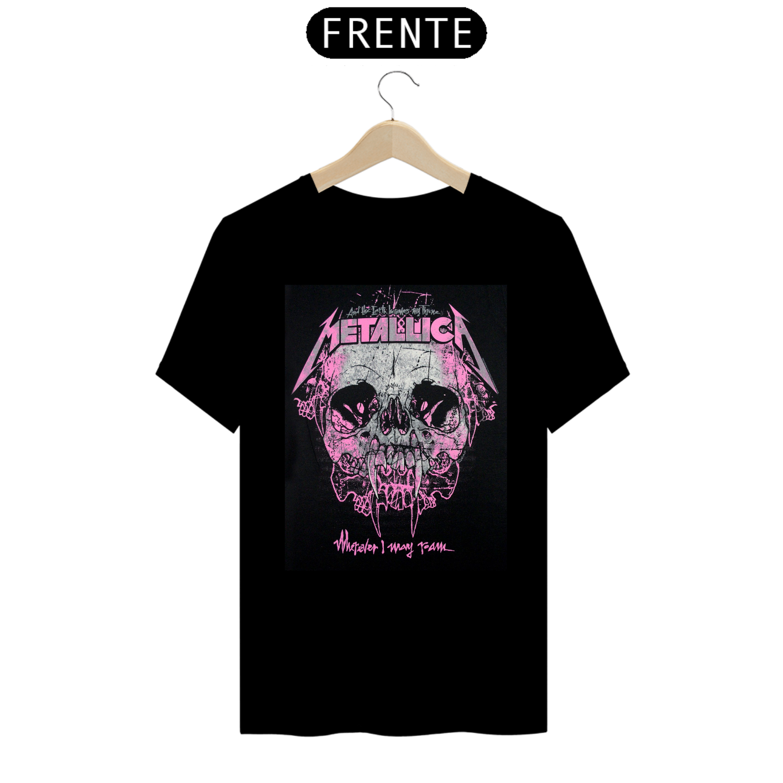 Nome do produto: Camiseta Metallica 