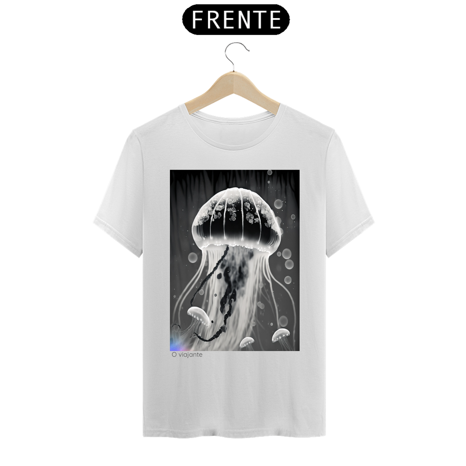 Nome do produto: Camisa T-Shirt Clássica Àgua viva