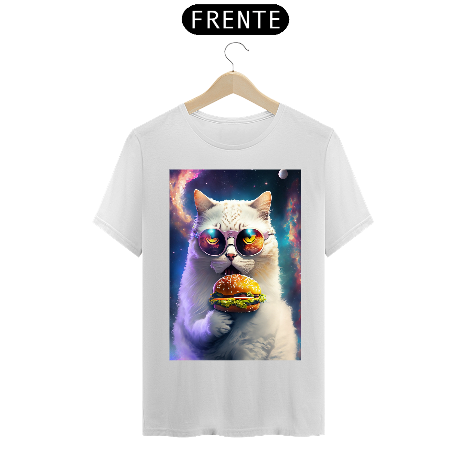 Nome do produto: Camisa T-Shirt clássica gato Pururu 