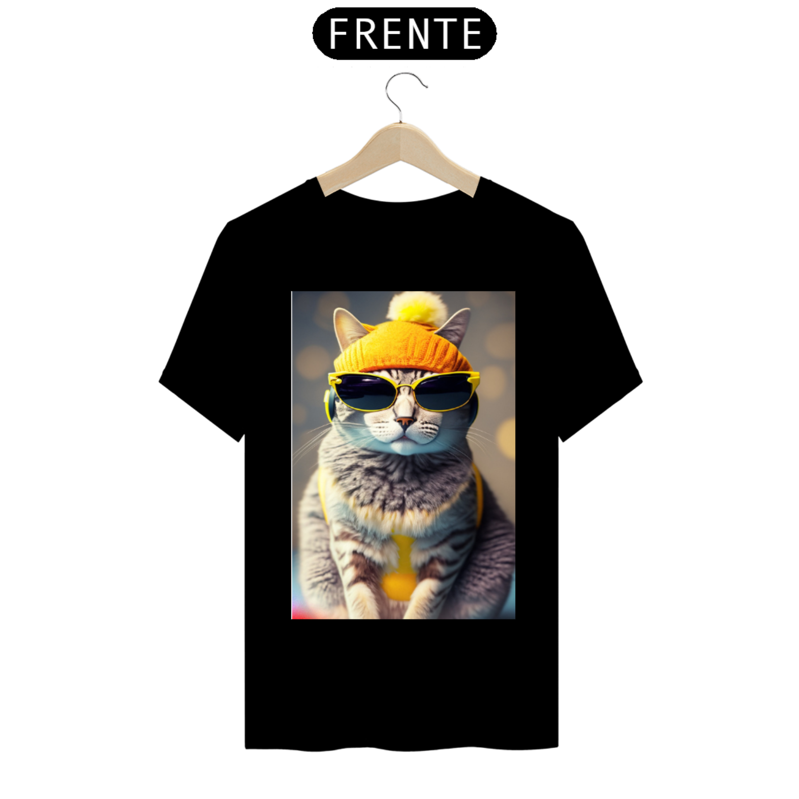 Nome do produto: Camisa T_Shirt Prime Gato Vida loka