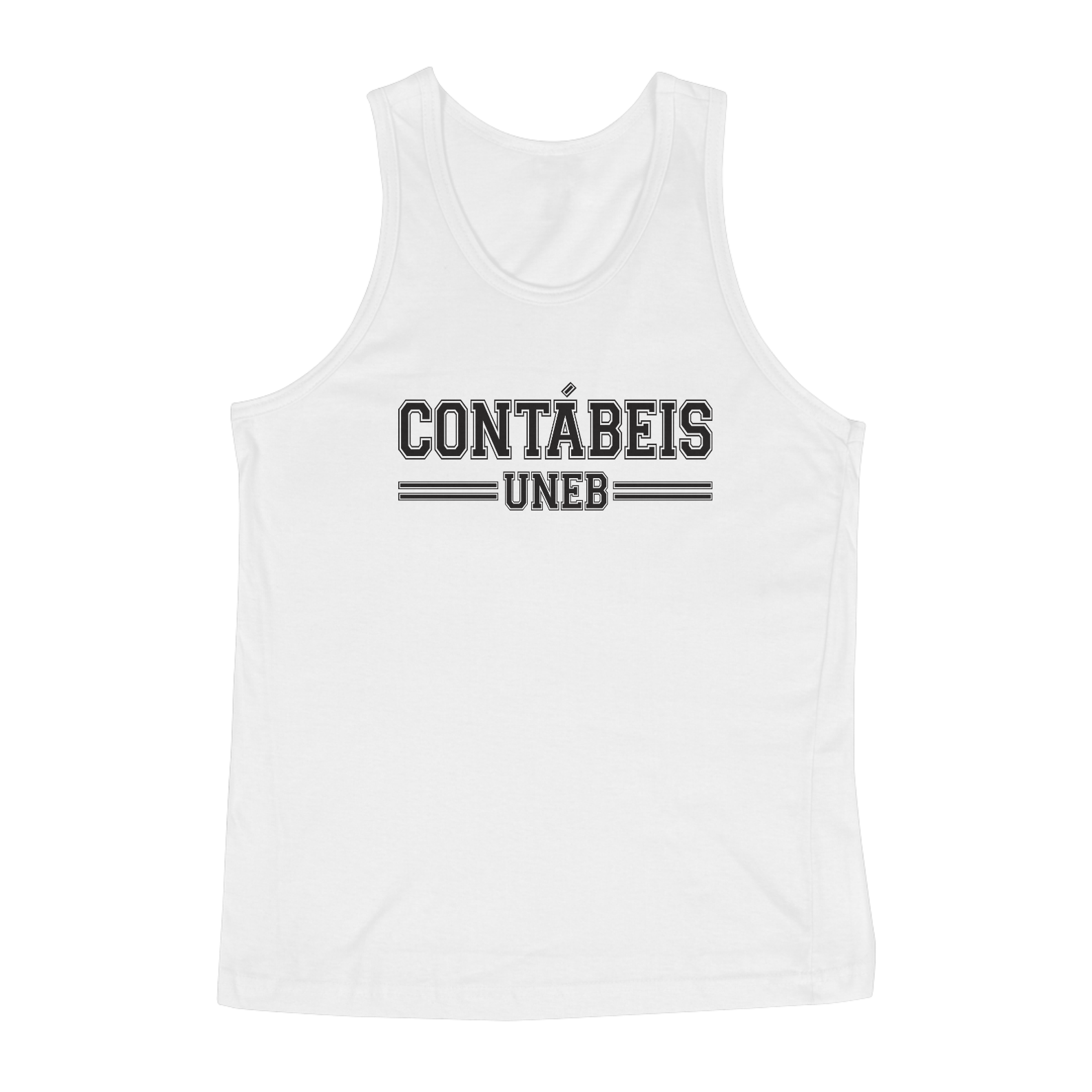 Nome do produto: CONTÁBEIS REGATA BRANCA