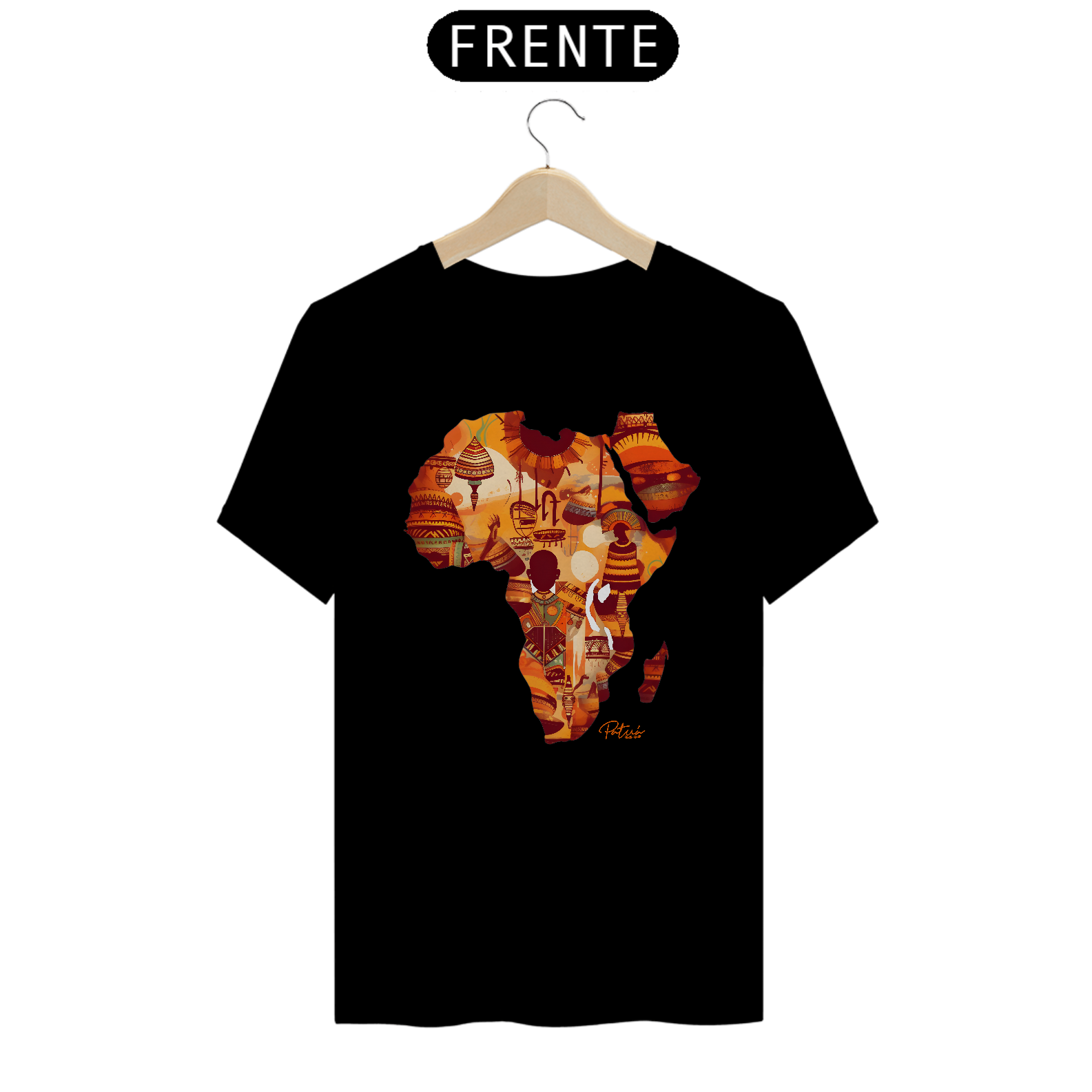 Nome do produto: CAMISETA AFRICA - QUALITY