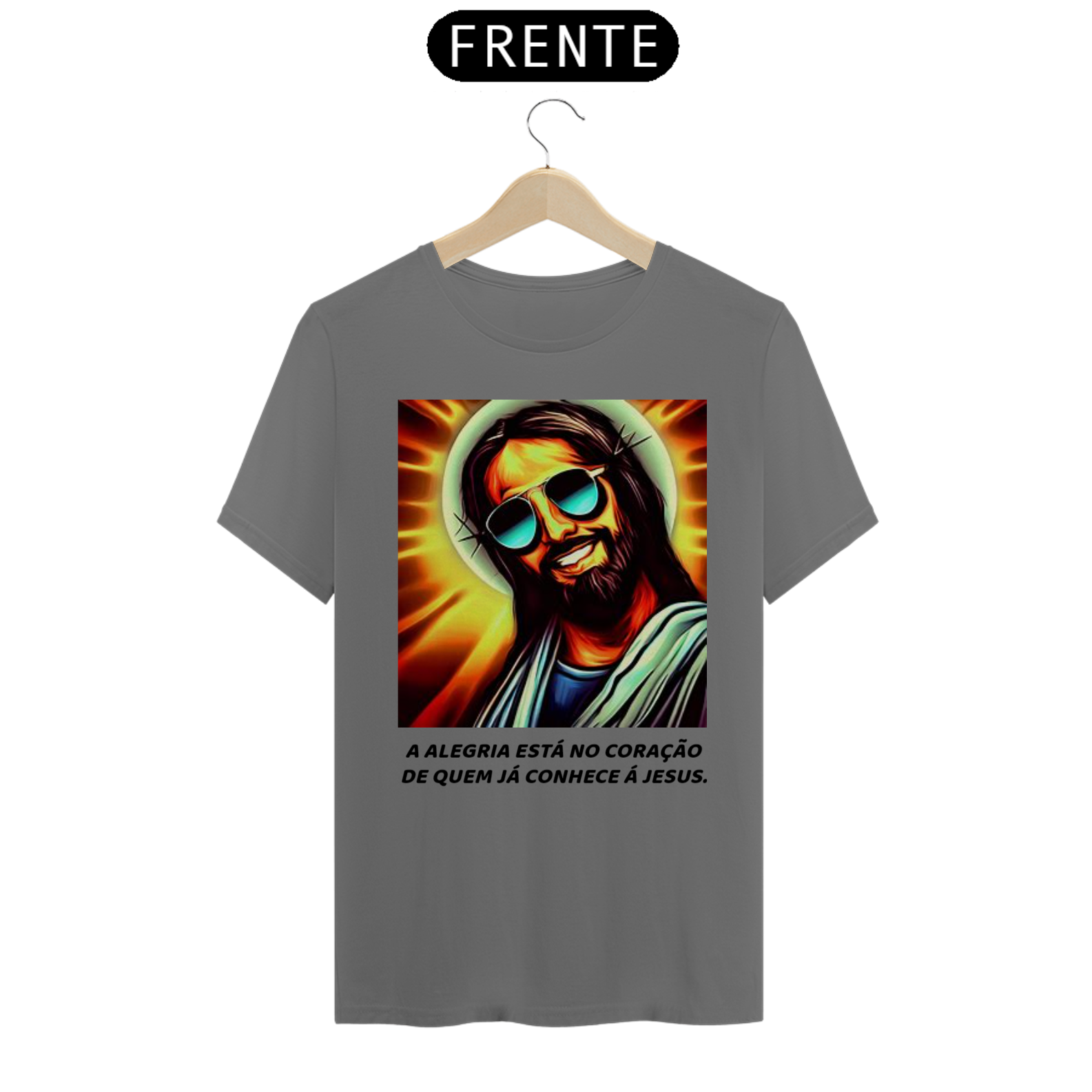 Nome do produto: T-Shirt Estonada Masculina Jesus Maneiro