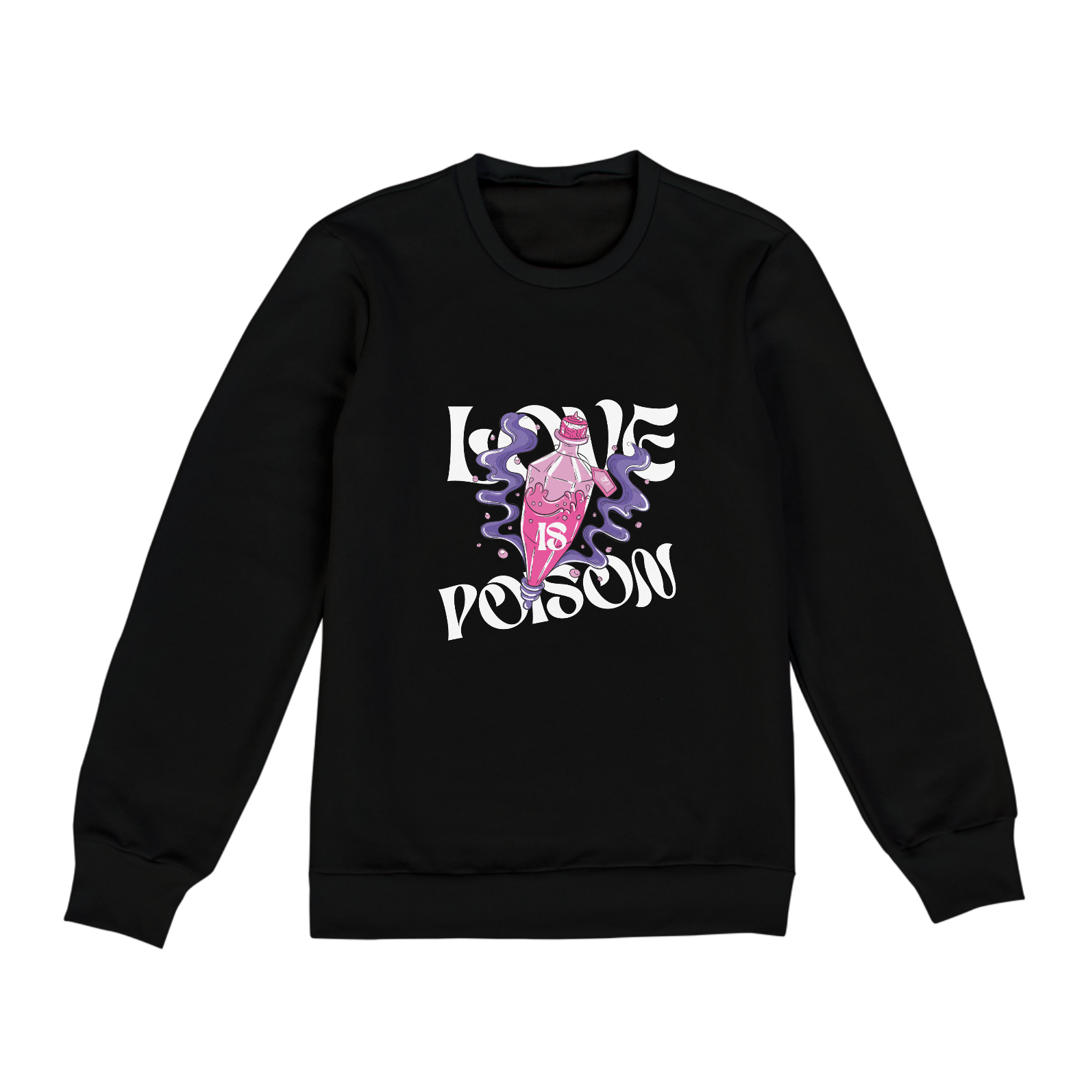 Nome do produto: Moletom Fechado Love Is Poison