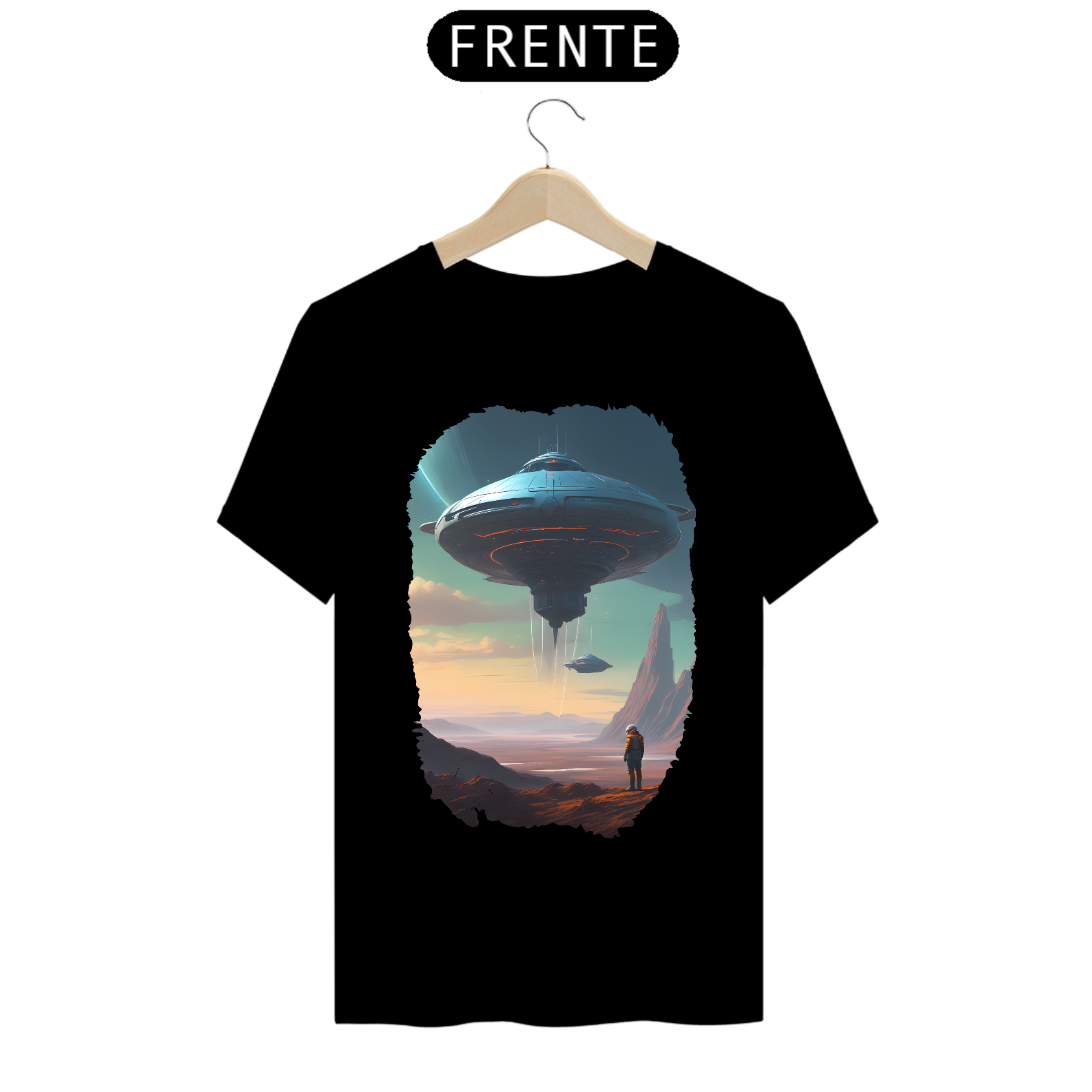 Nome do produto: Camiseta Masculina Objeto Voador