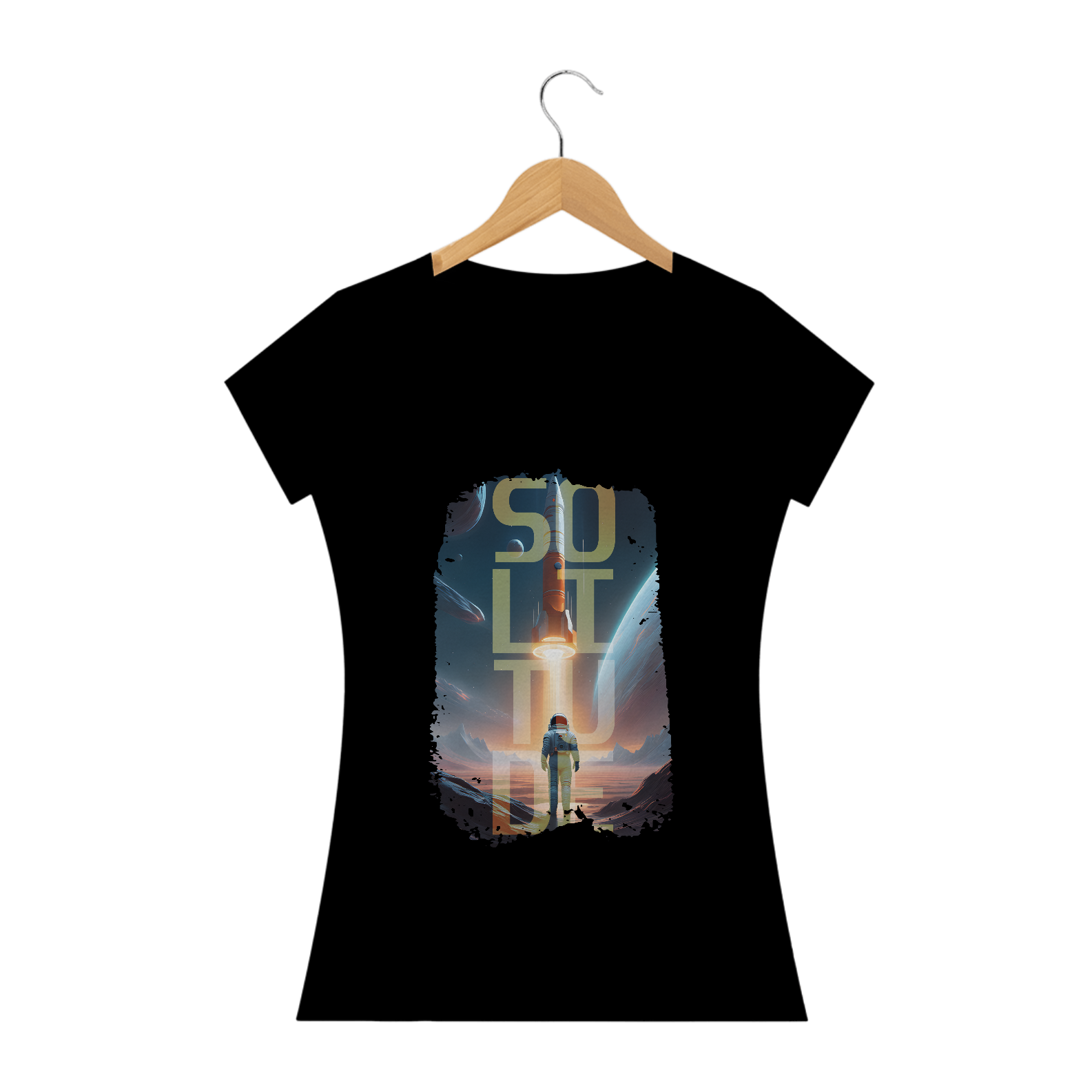 Nome do produto: Camiseta Feminina Solitude