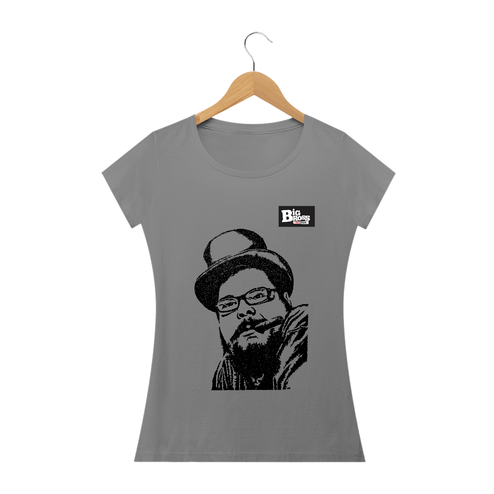 Nome do produto: Baby Long BigBross Records - Impressão preta