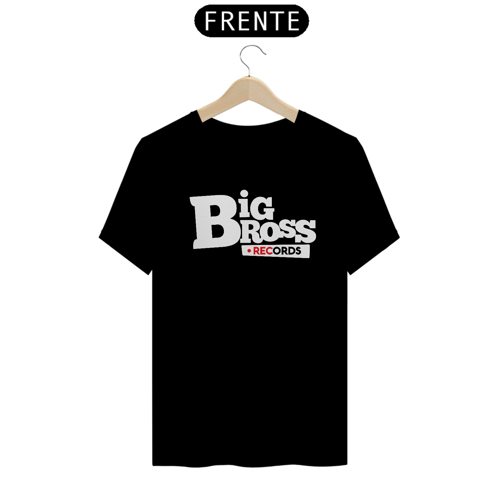 Nome do produto: Camiseta BigBross Records - Impressão branca