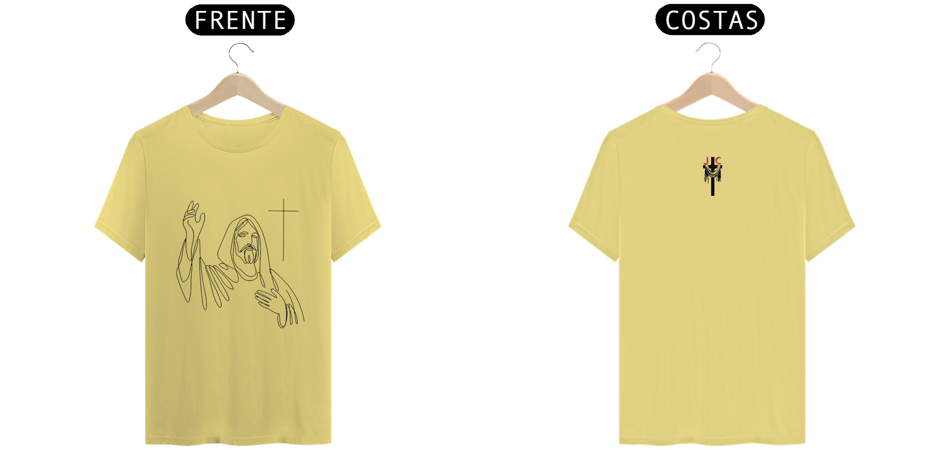 Nome do produto: Camisa Jesus com a Cruz