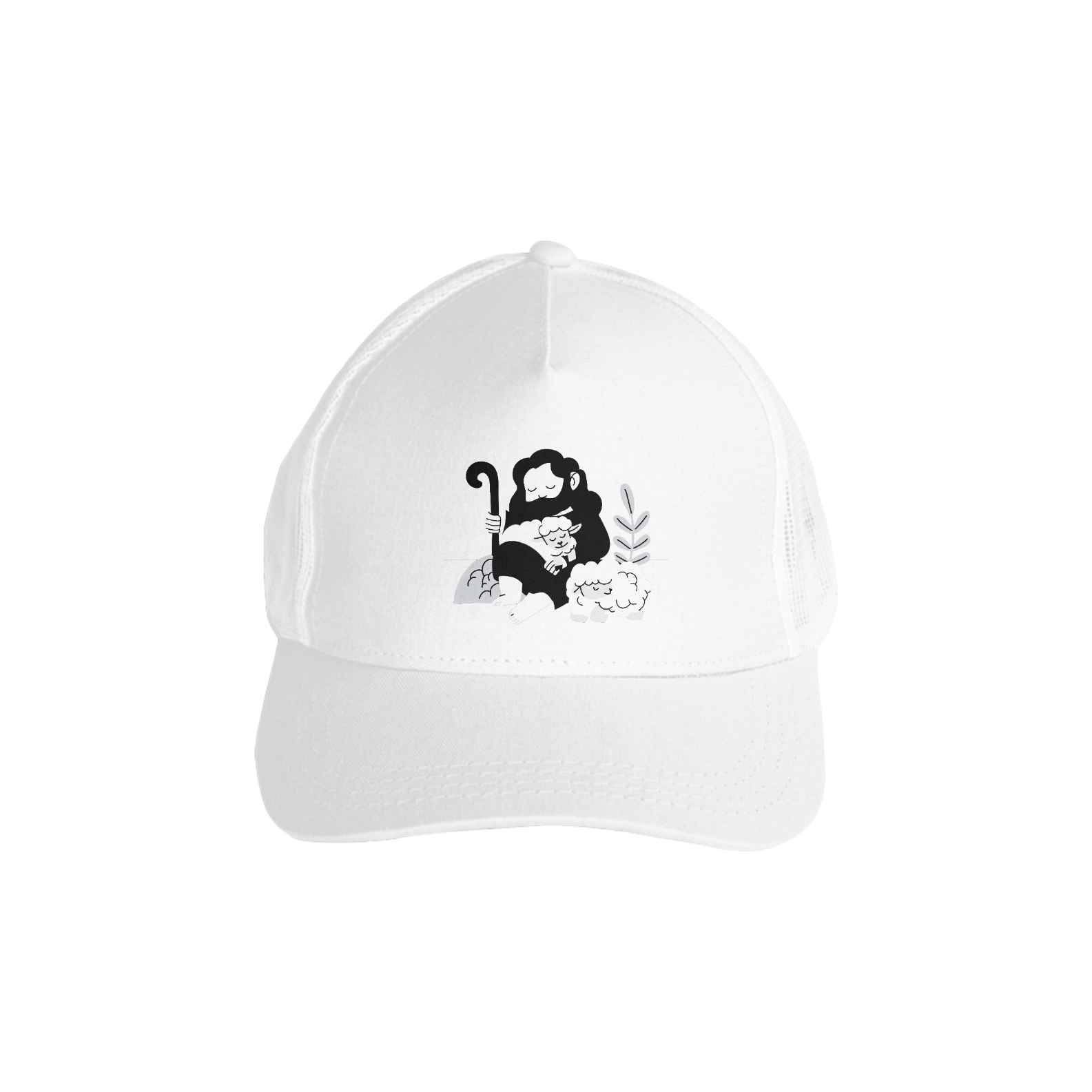 Nome do produto: Boné Jesus com suas Ovelhas