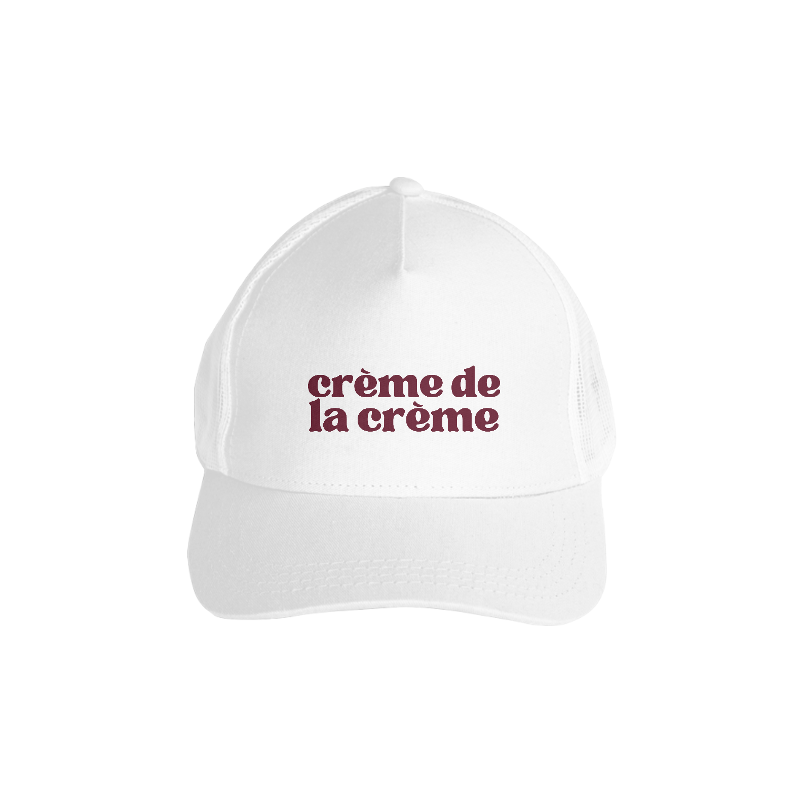 Nome do produto: Boné Americano Branco Crème de la crème