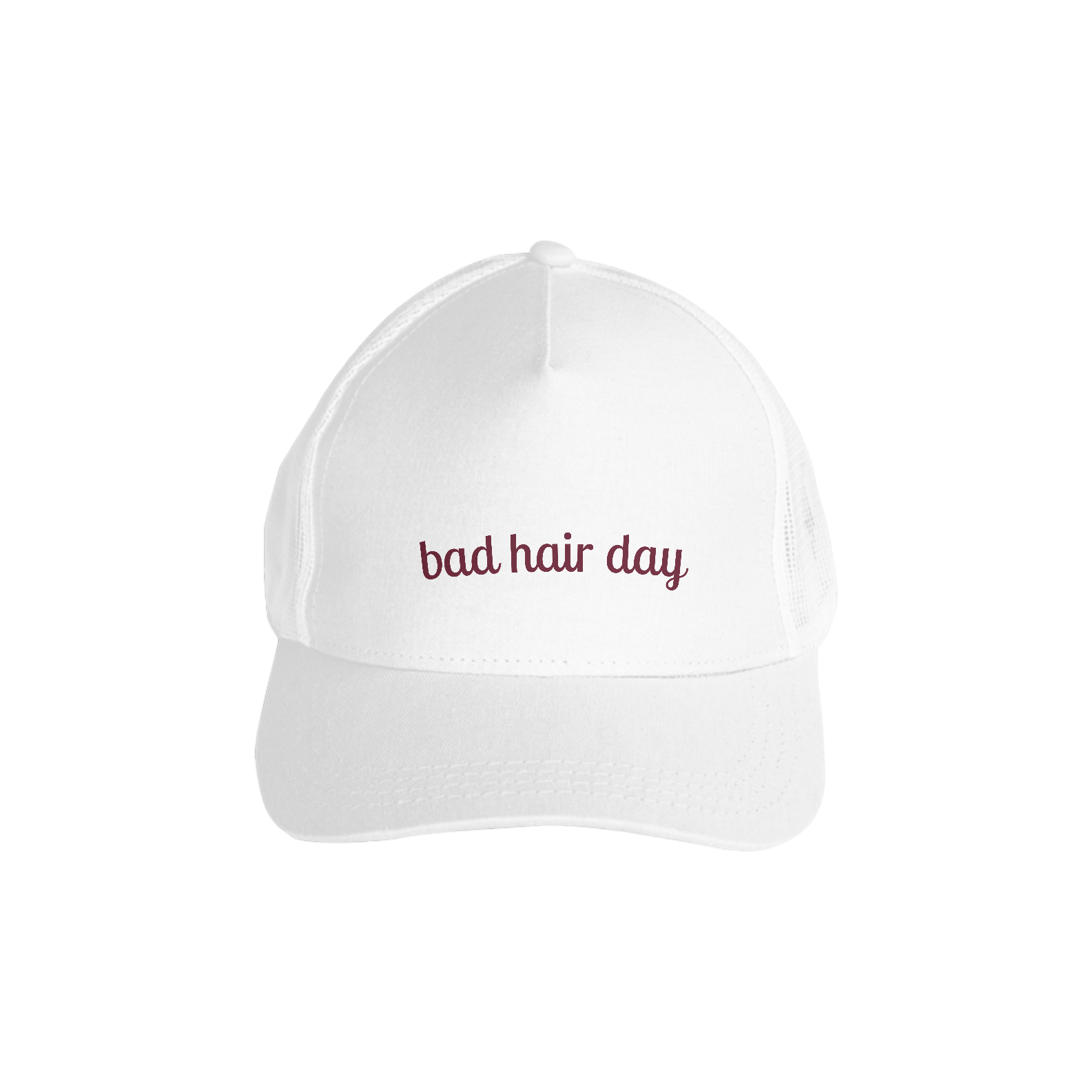 Nome do produto: Boné Americano Bad Hair Day Bordô