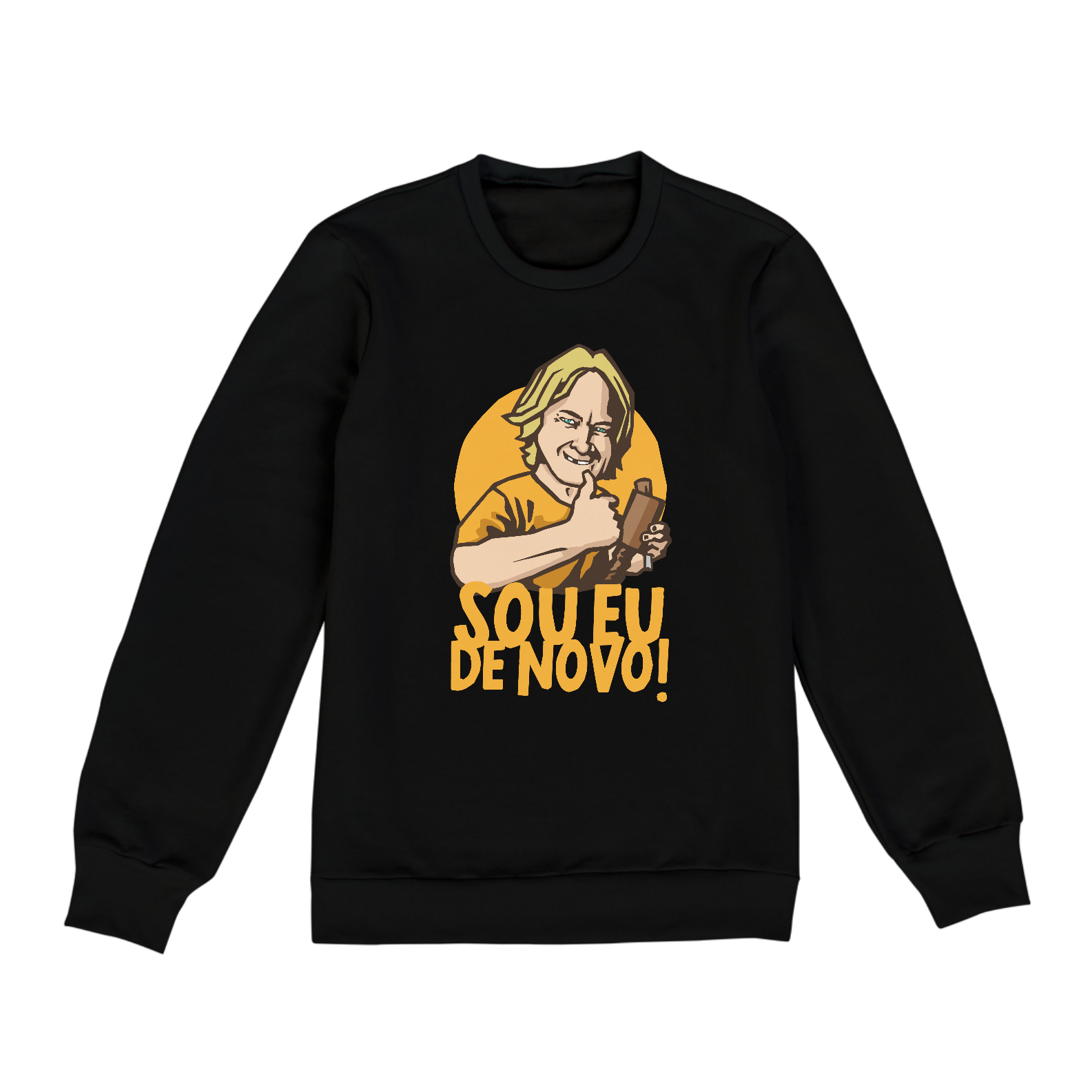 Nome do produto: Moletom Unissex SOU EU DE NOVO