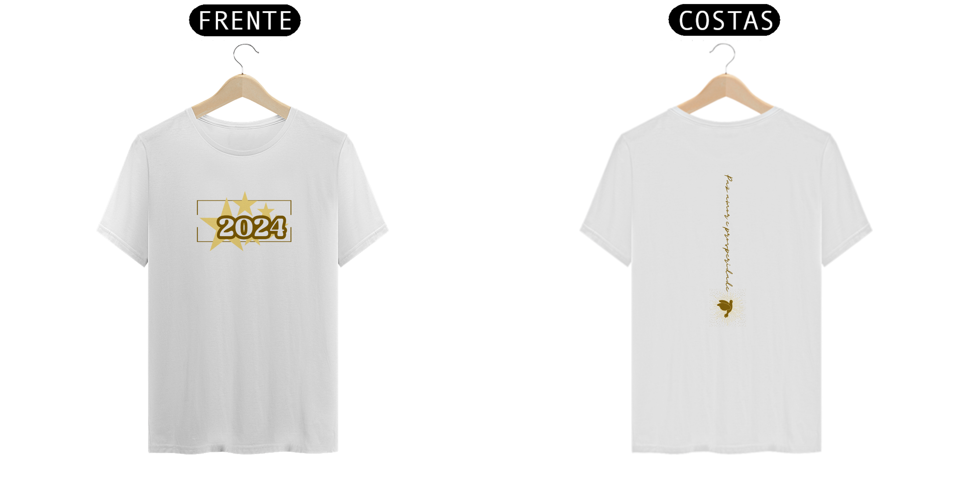 Nome do produto: Camiseta paz e amor