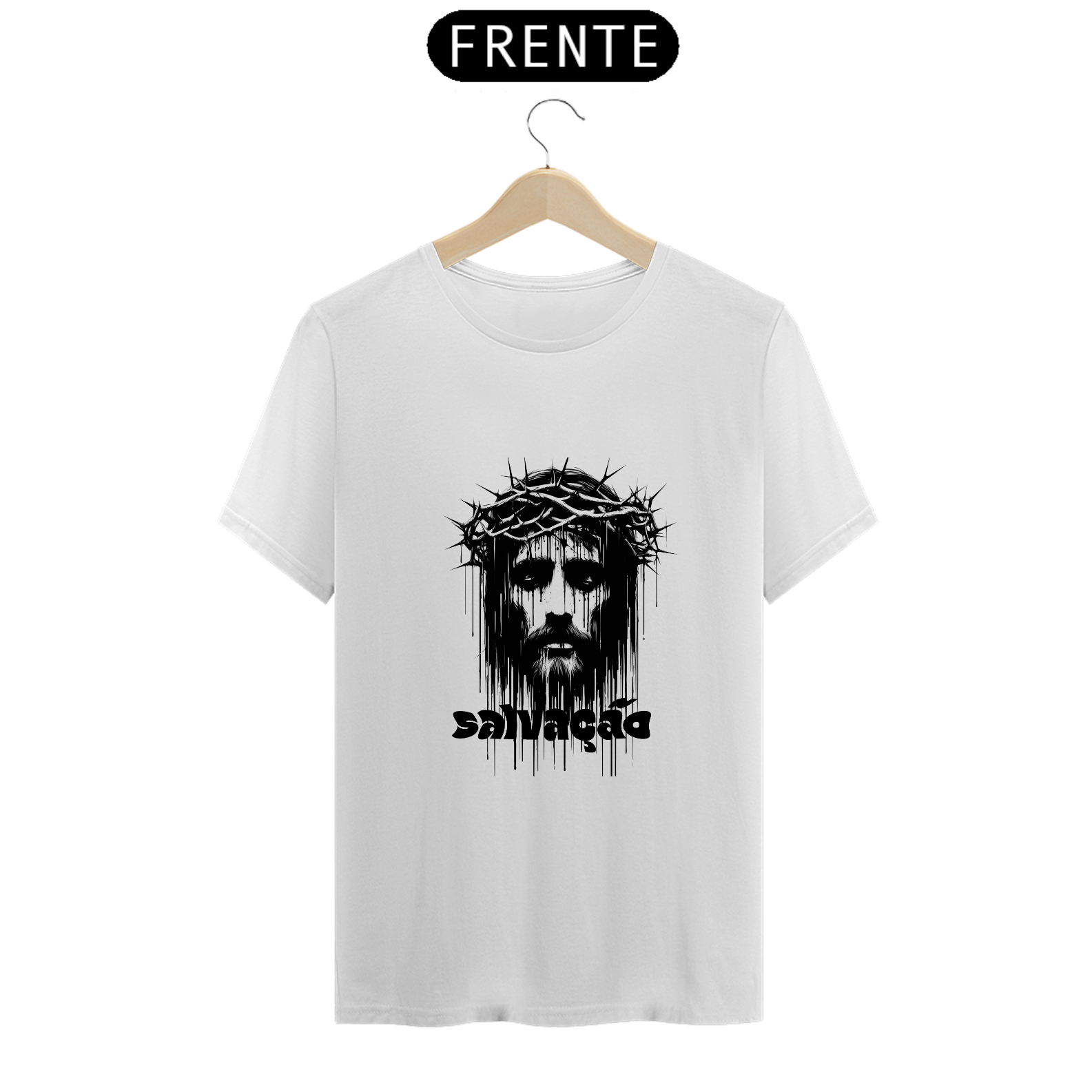 Nome do produto: Camiseta salvação unissex bco