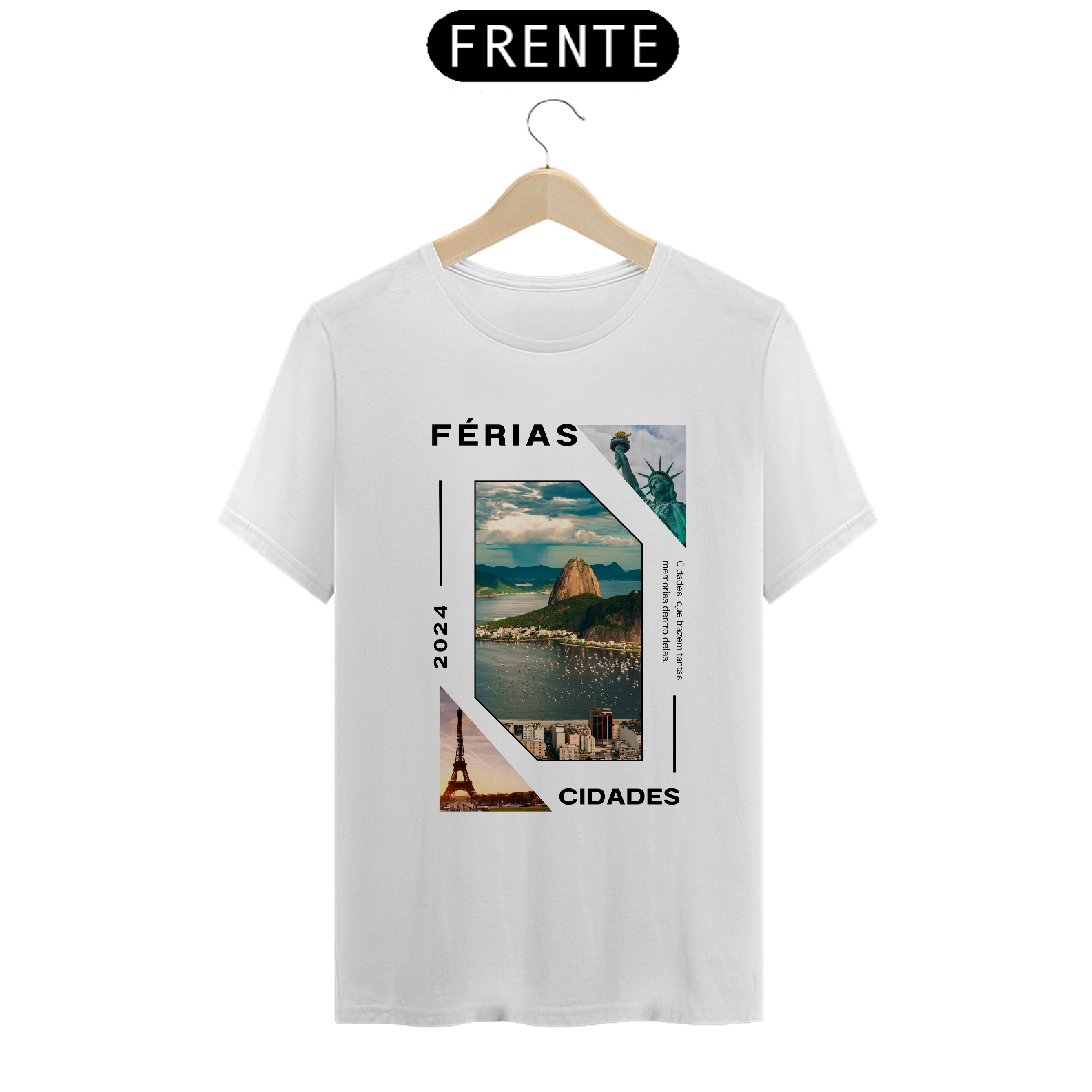 Nome do produto: Camiseta Férias