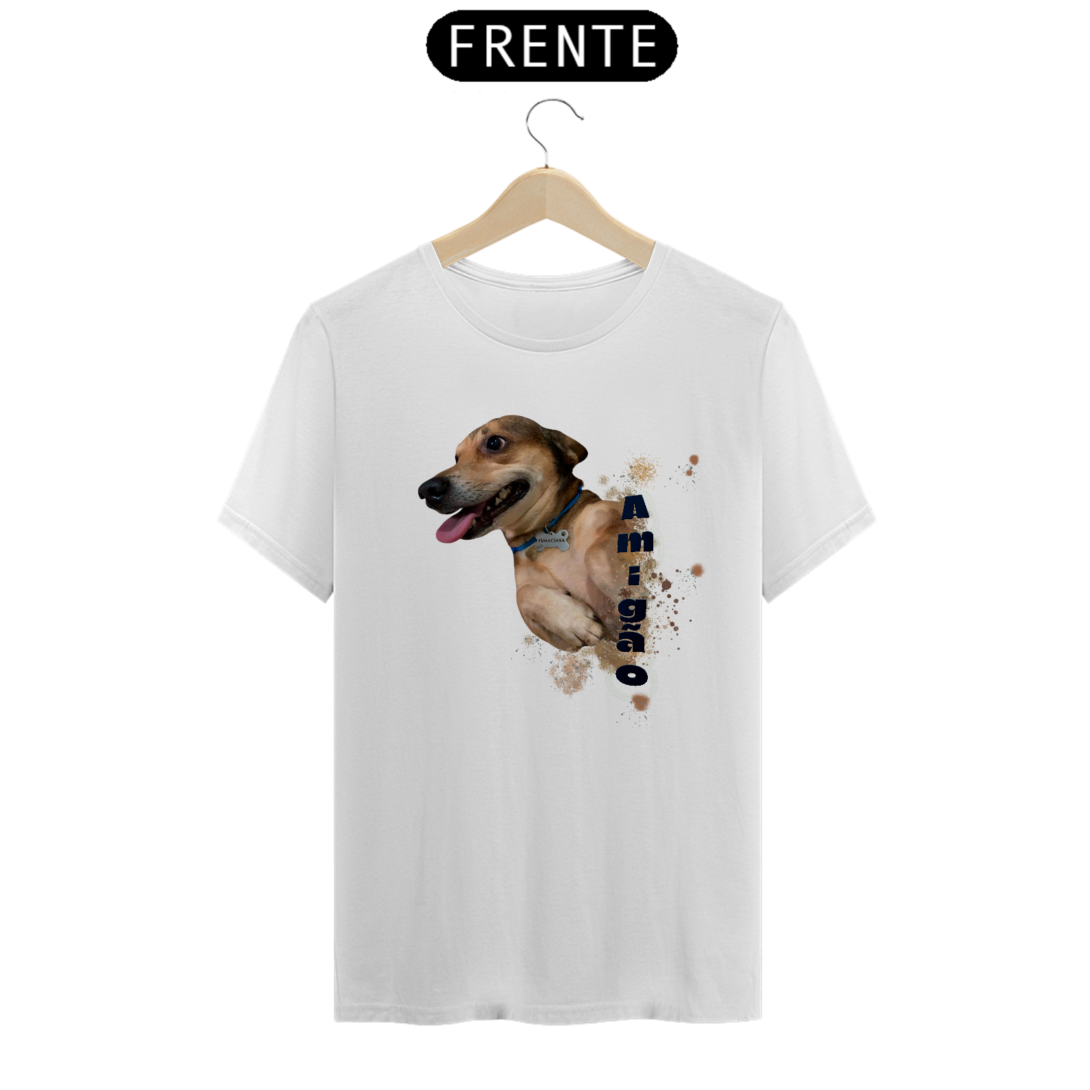 Nome do produto: Camiseta Meu Amigão