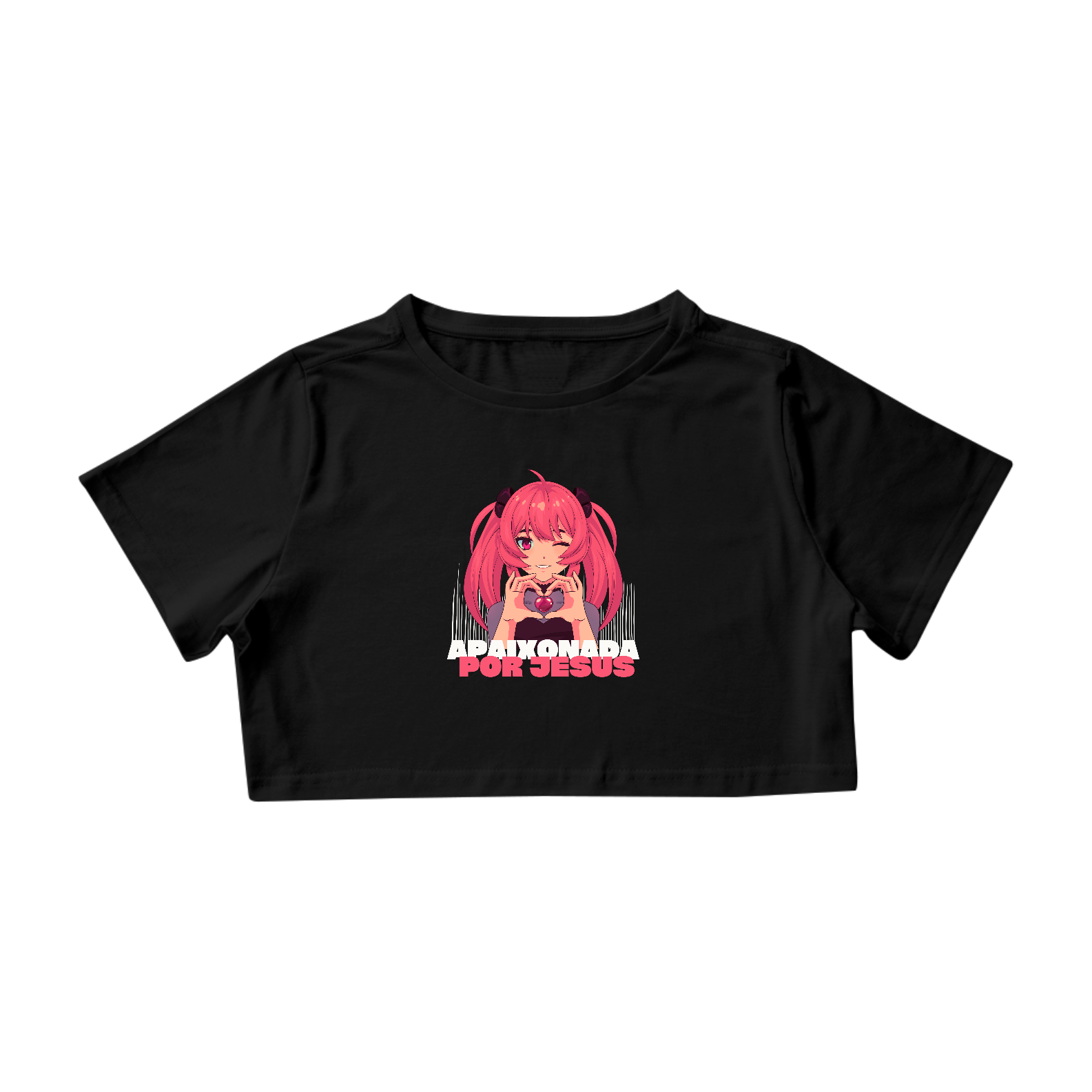 Nome do produto: Cropped Apaixonada