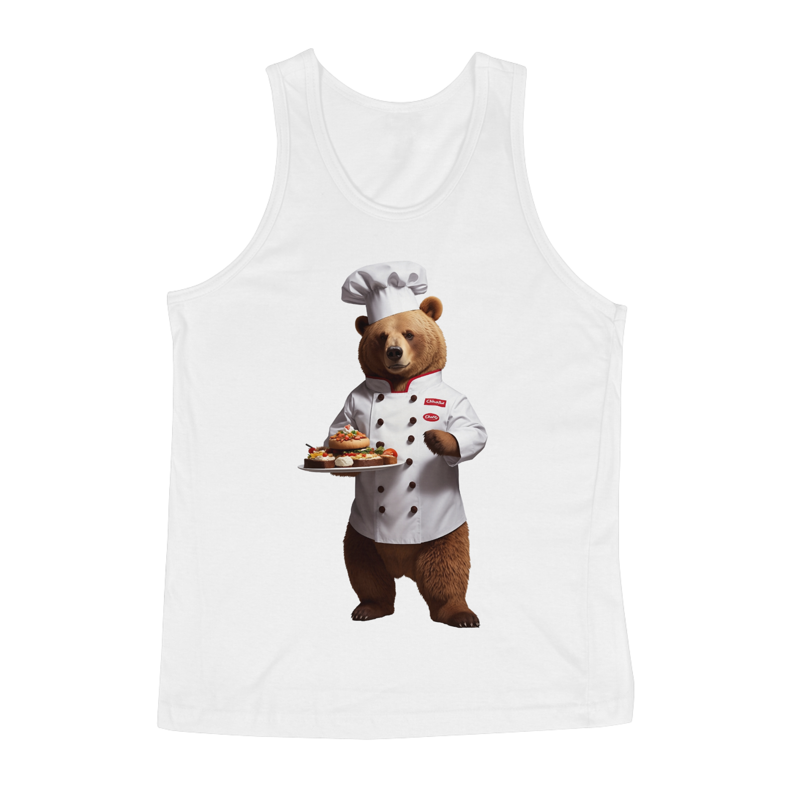 Nome do produto: Bear Chef de Cozinha - Regata