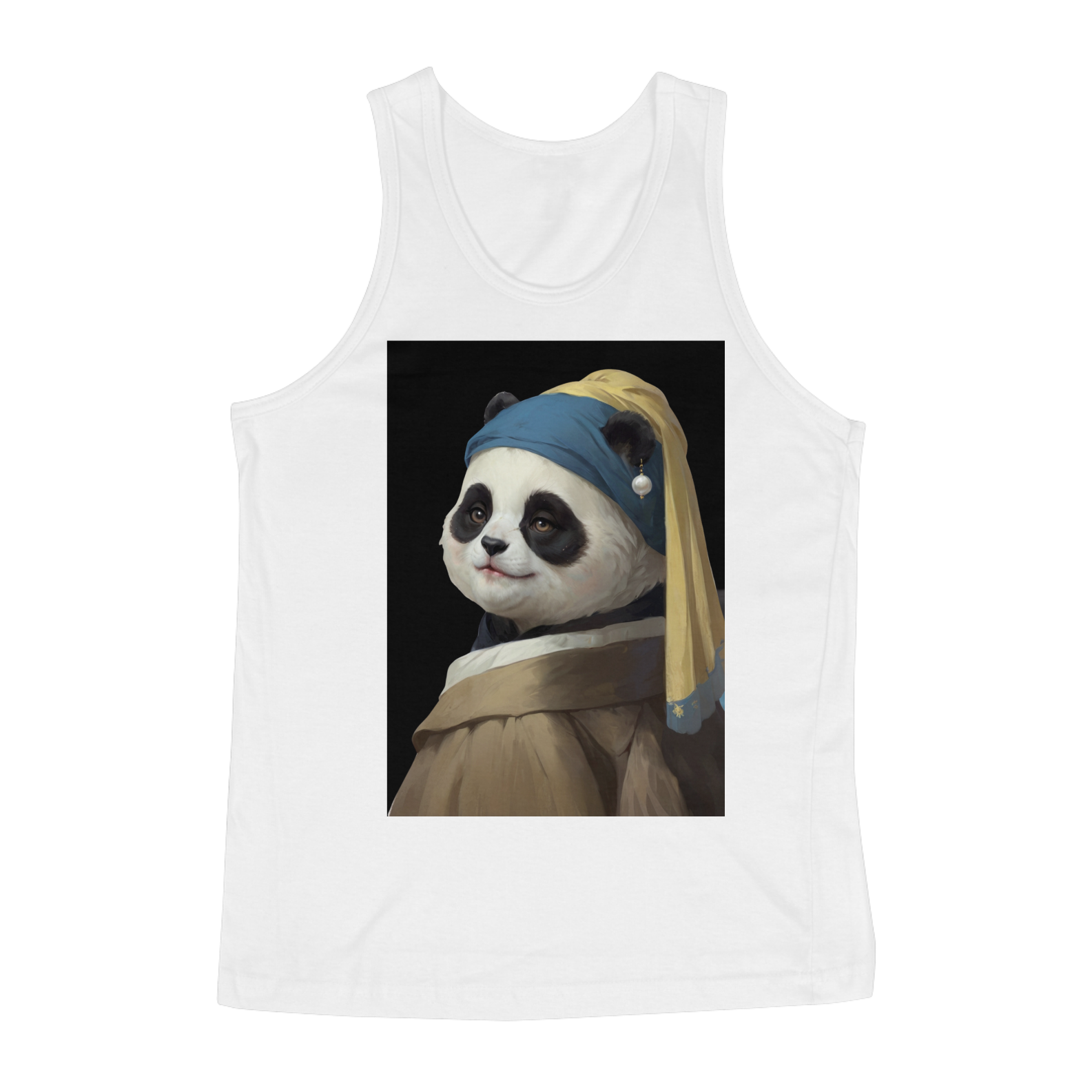 Nome do produto: Brinco de Pérola Pintura - Regata