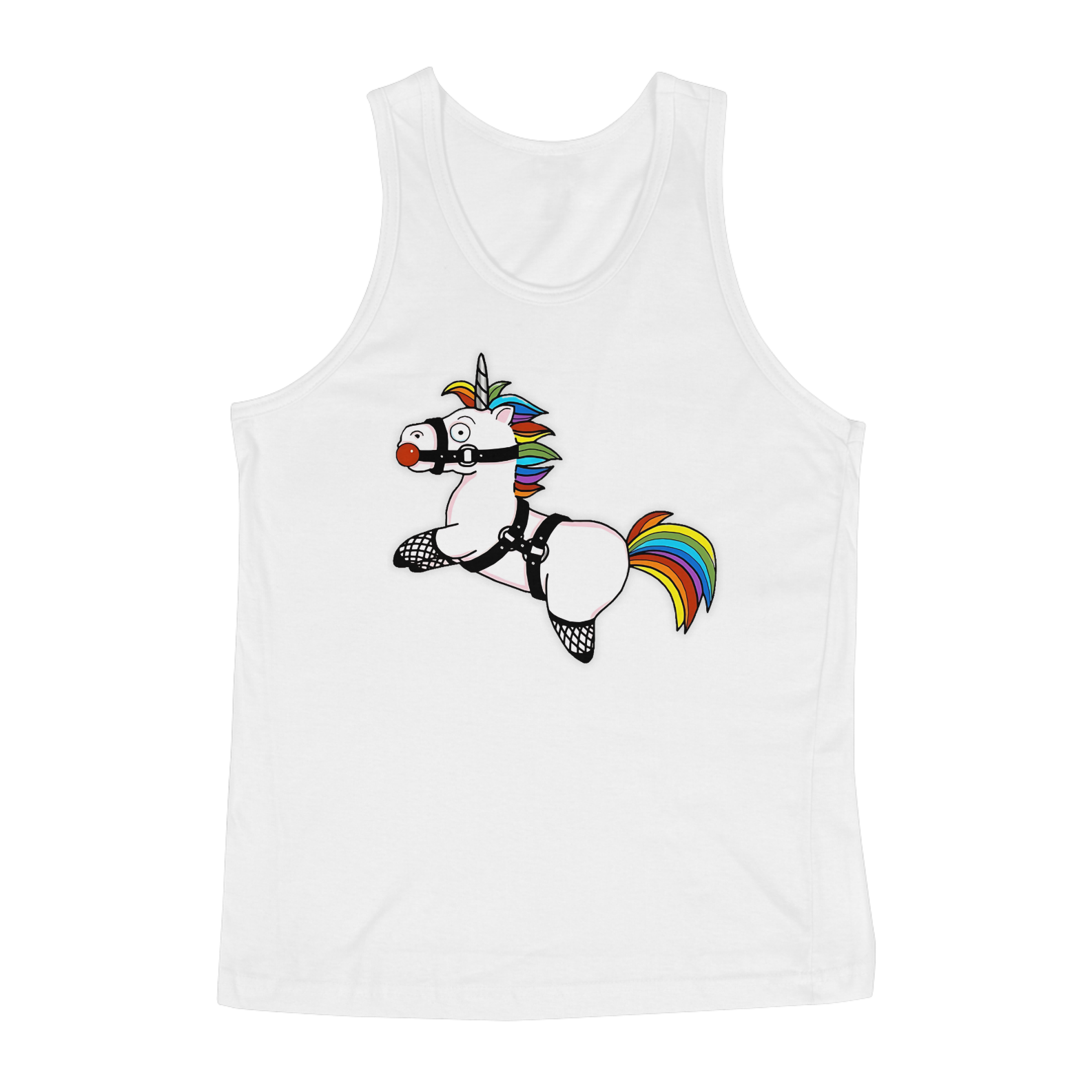 Nome do produto: Unicórnio BDSM Rainbow - Regata
