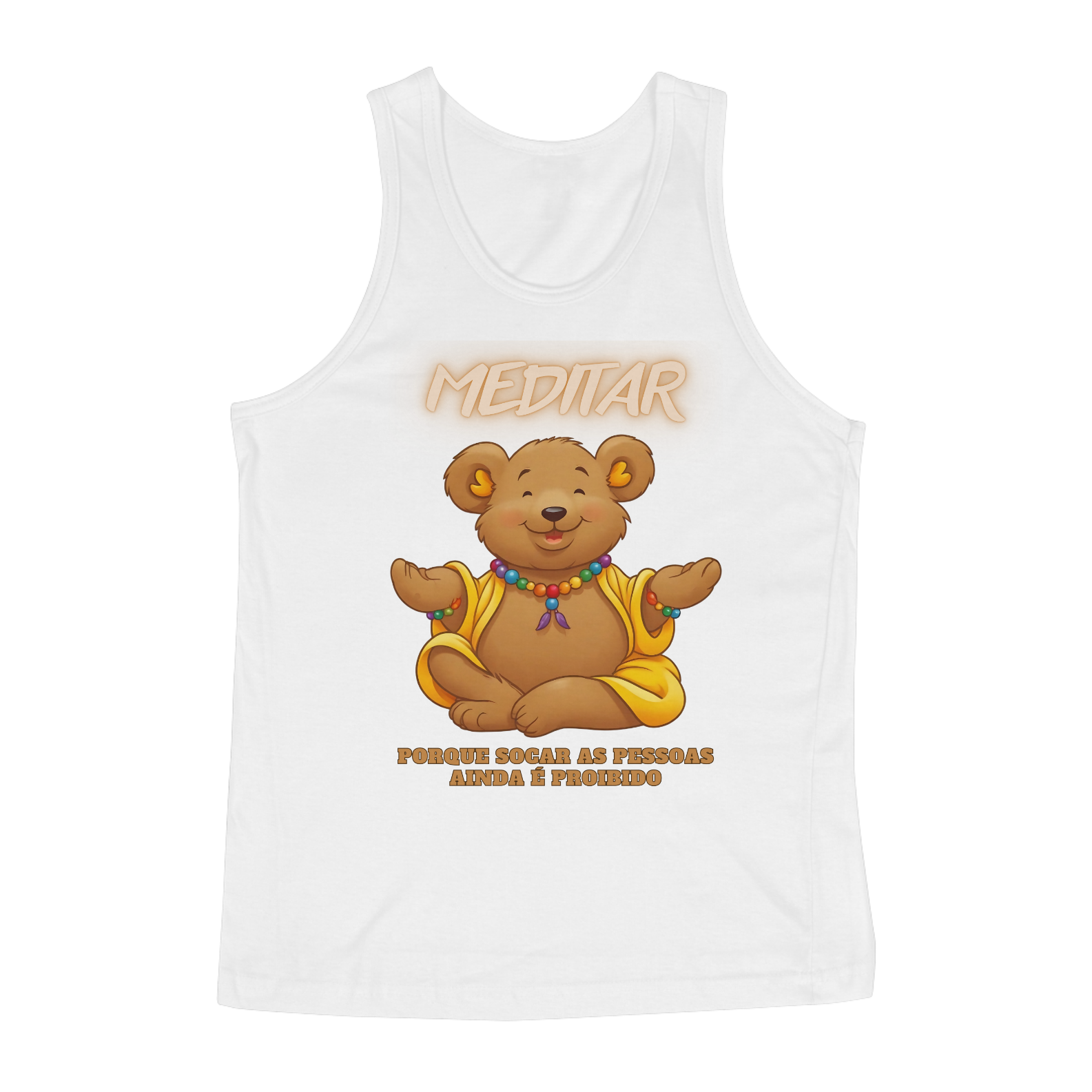 Nome do produto: Bear Zen Humor - Regata