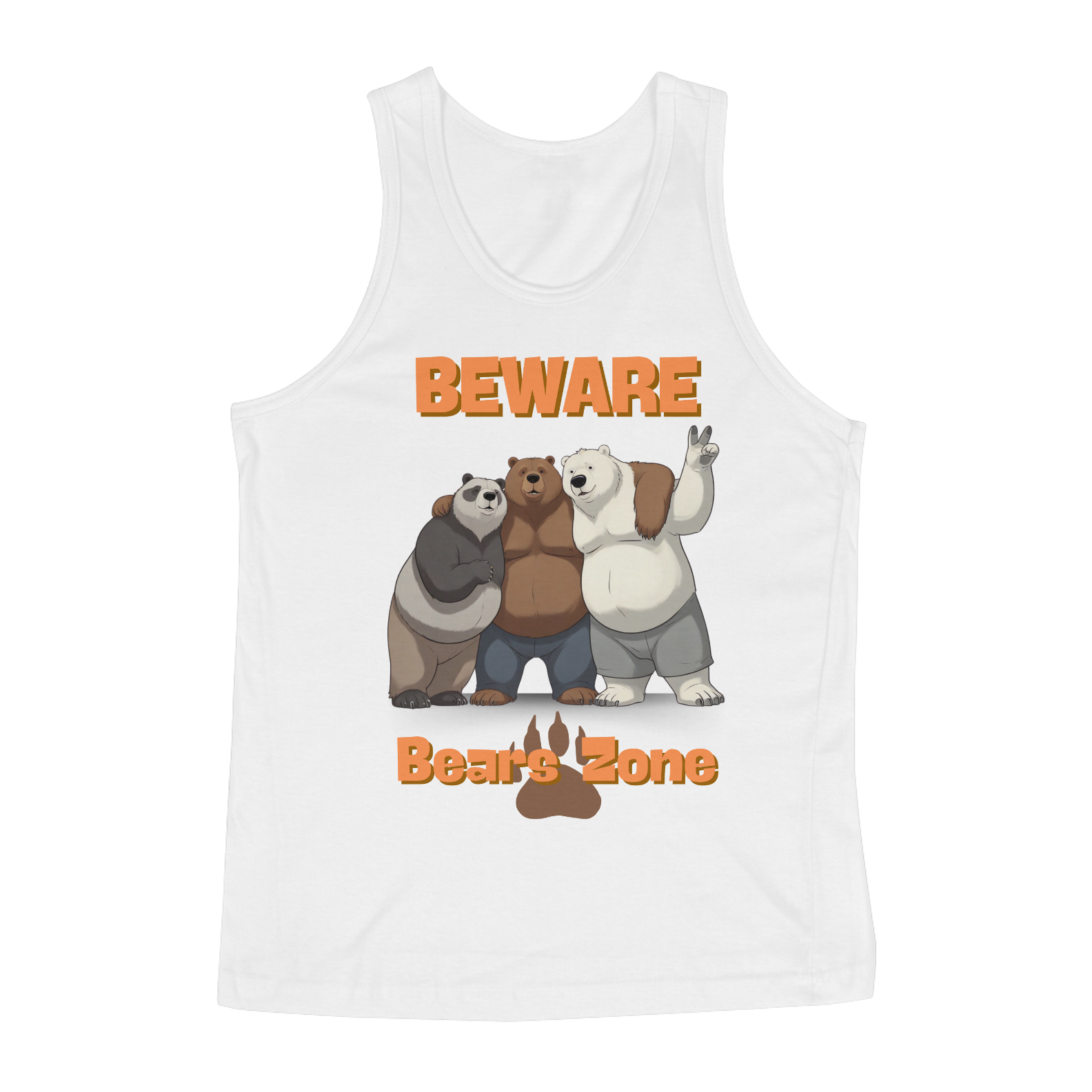 Nome do produto: Beware Bears Zone - Regata