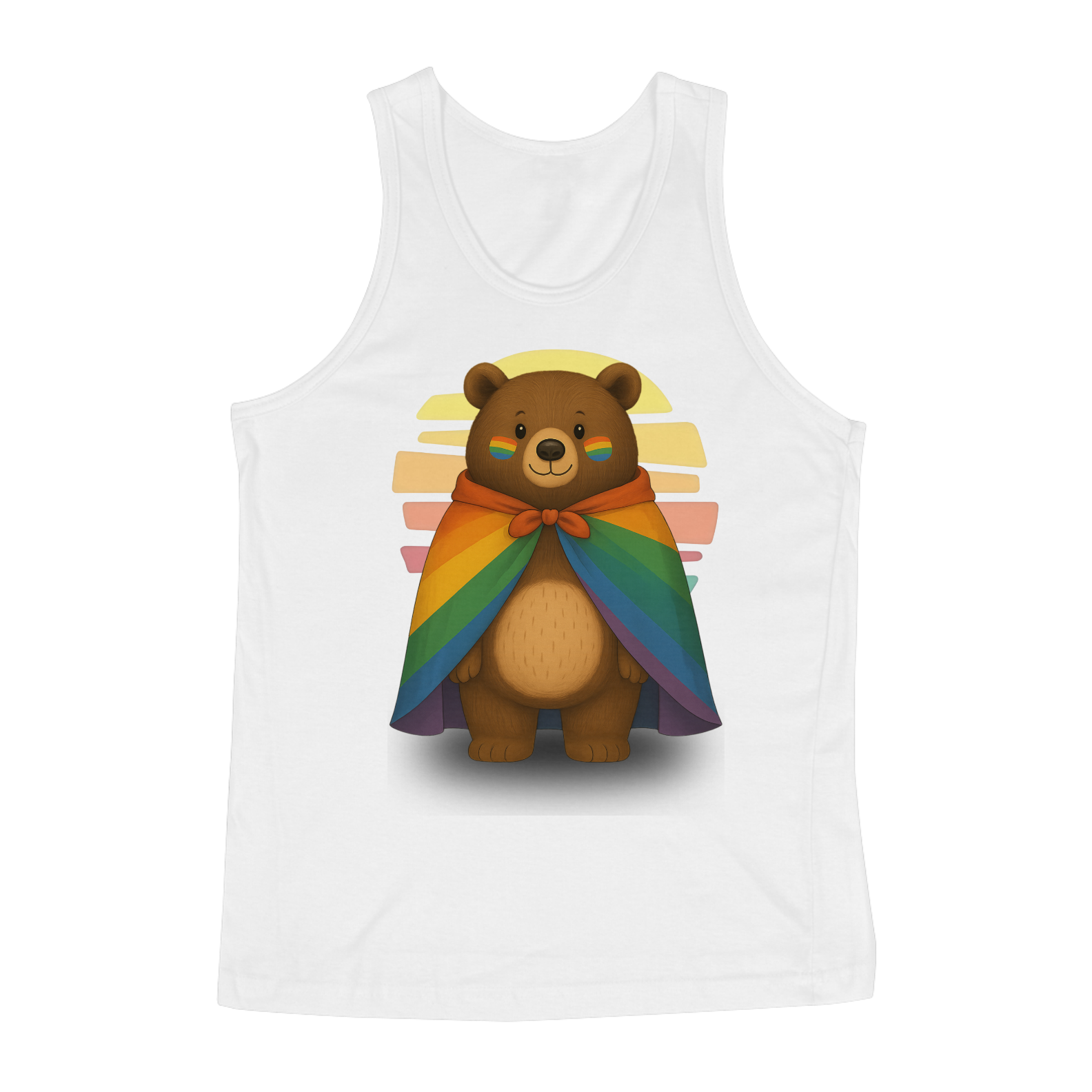 Nome do produto: Rainbow Flag Bear - Regata