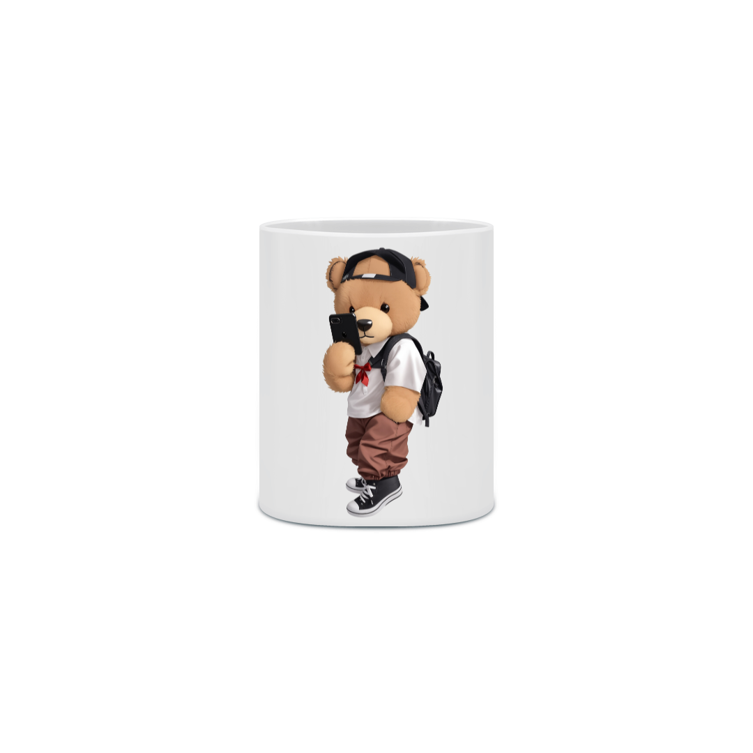 Nome do produto: Teddy Bear Selfie - Caneca