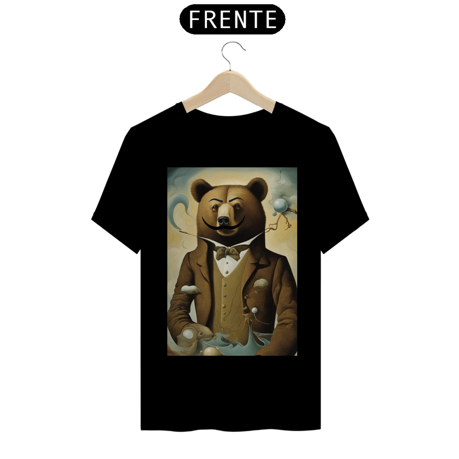 Nome do produto: Urso Surrealista pintura - Quality