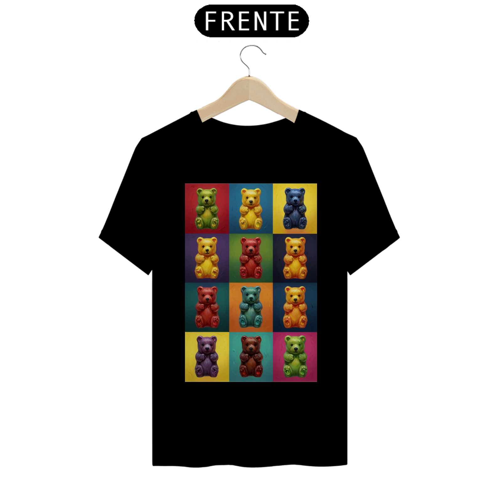 Nome do produto: Gummy bears Pop Art Pintura - Quality