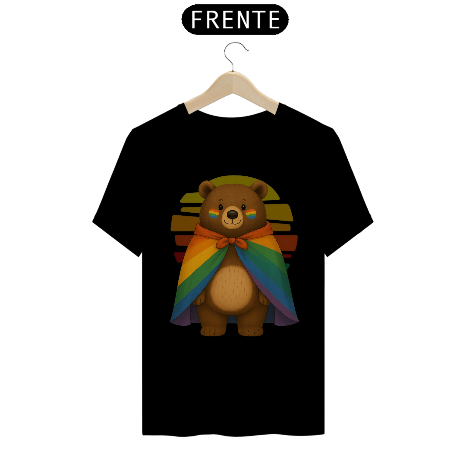 Nome do produto: Rainbow Flag Bear - Quality