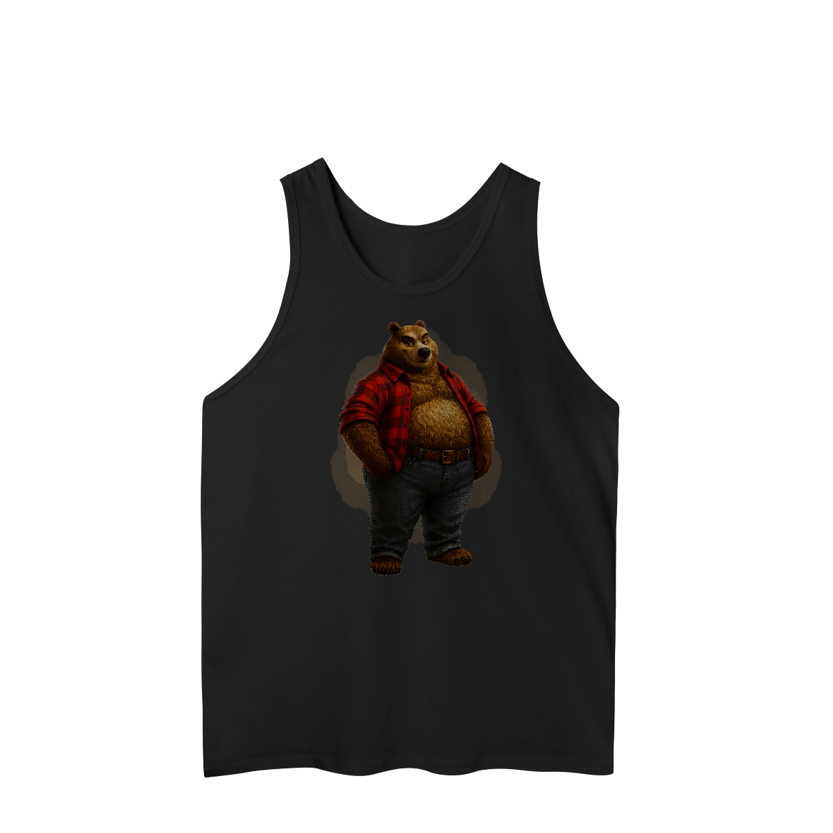 Nome do produto: Ursão Xadrez - Regata