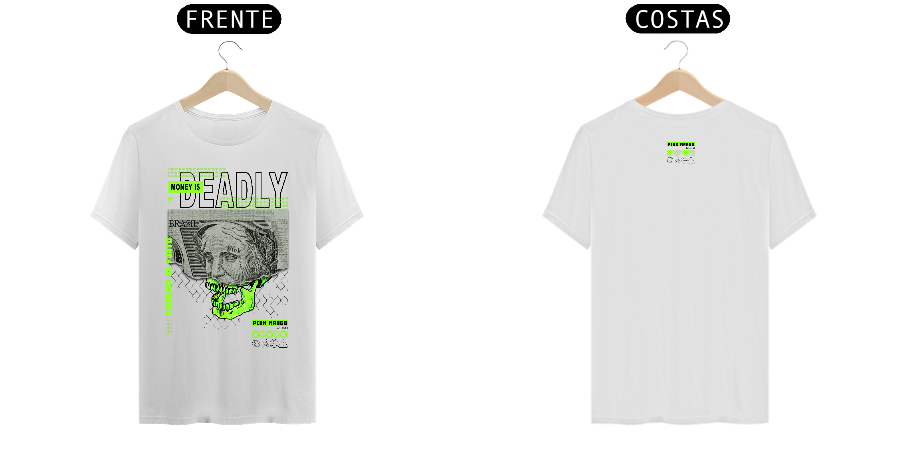 Nome do produto: CAMISETA MONEY I$ DEADLY PREMIUM WHITE