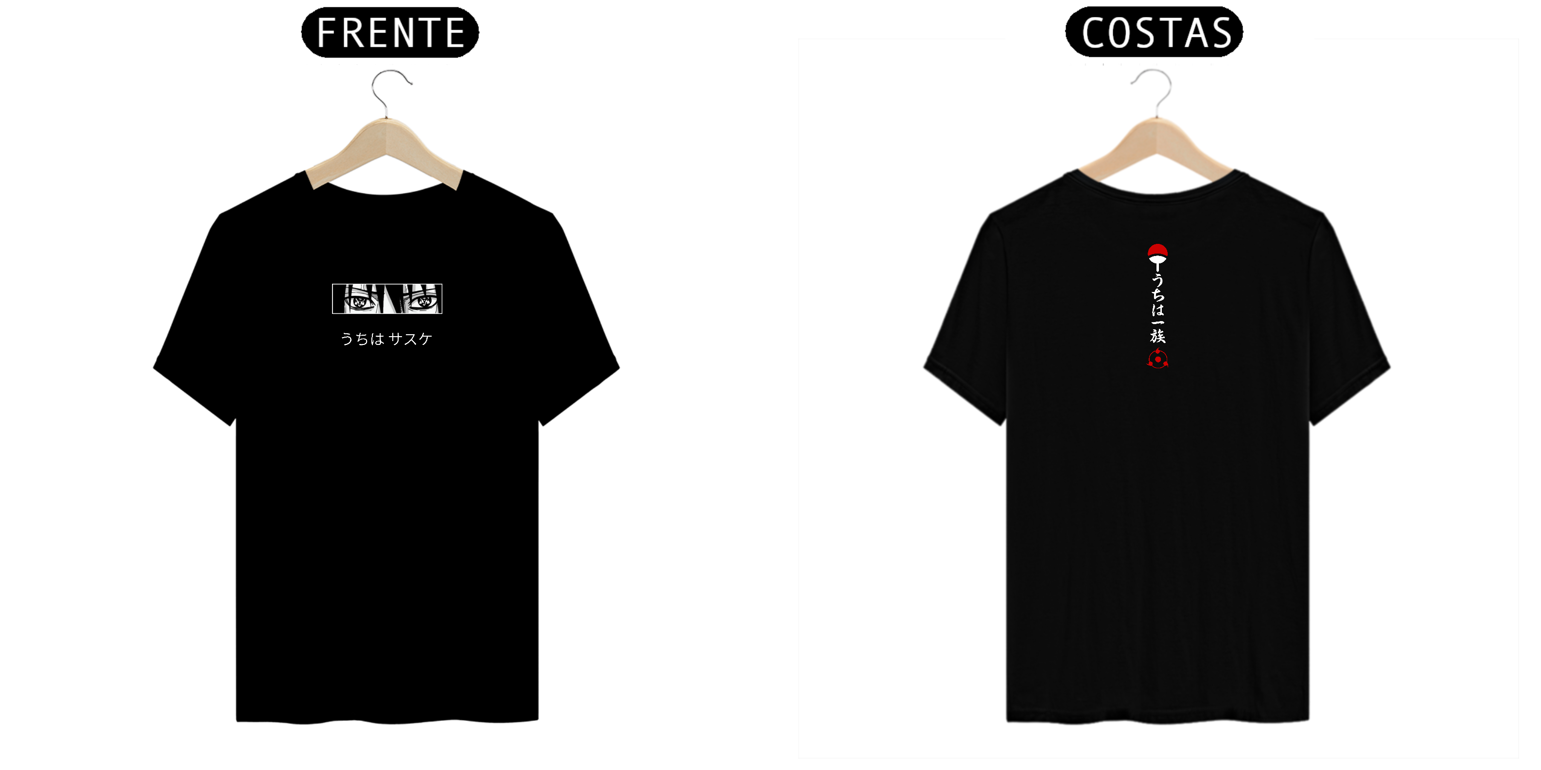 Nome do produto: CAMISETA SASUKE UCHIHA SHARINGAN