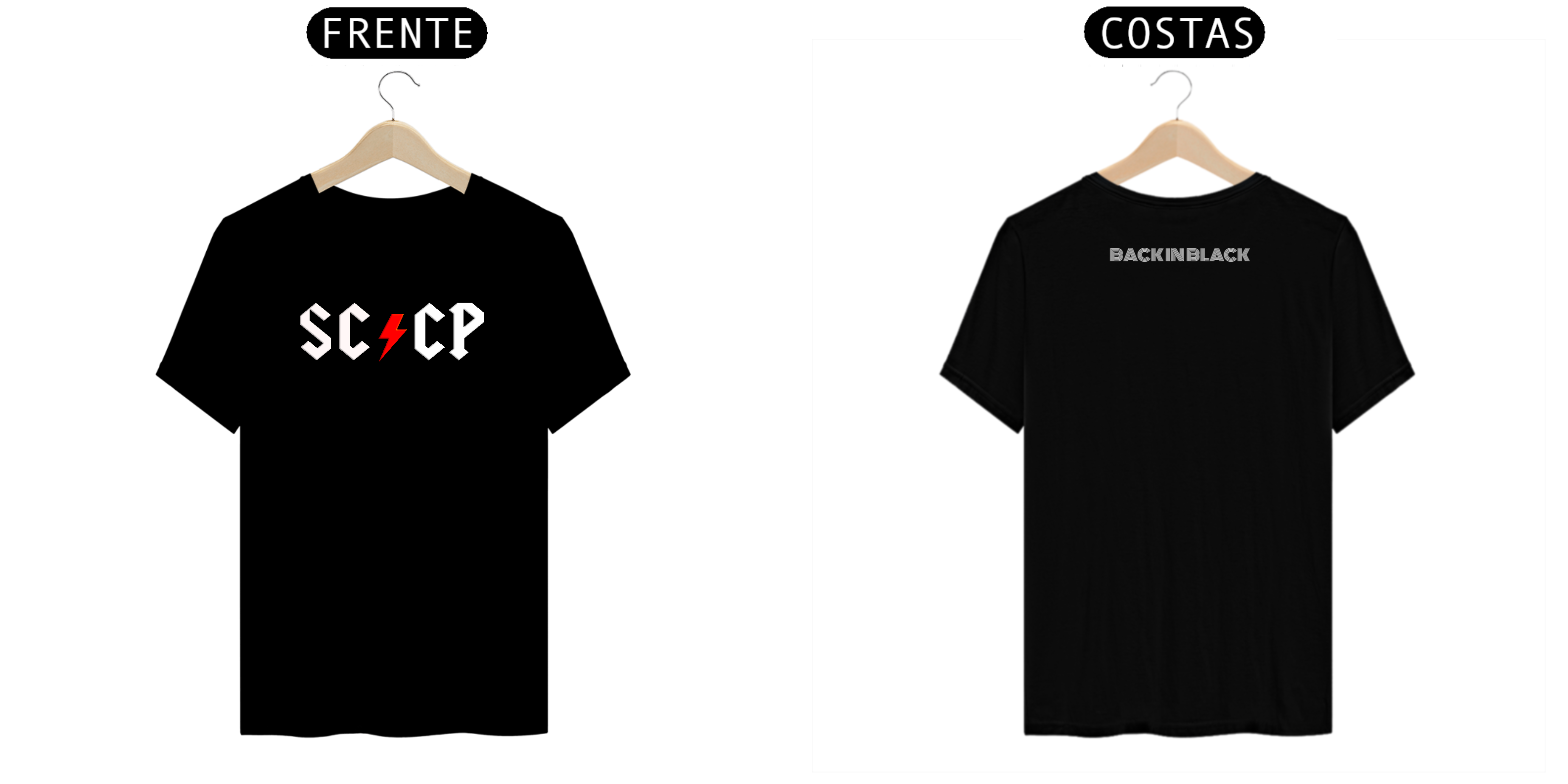Nome do produto: CAMISETA SC/CP AC/DC PRETA