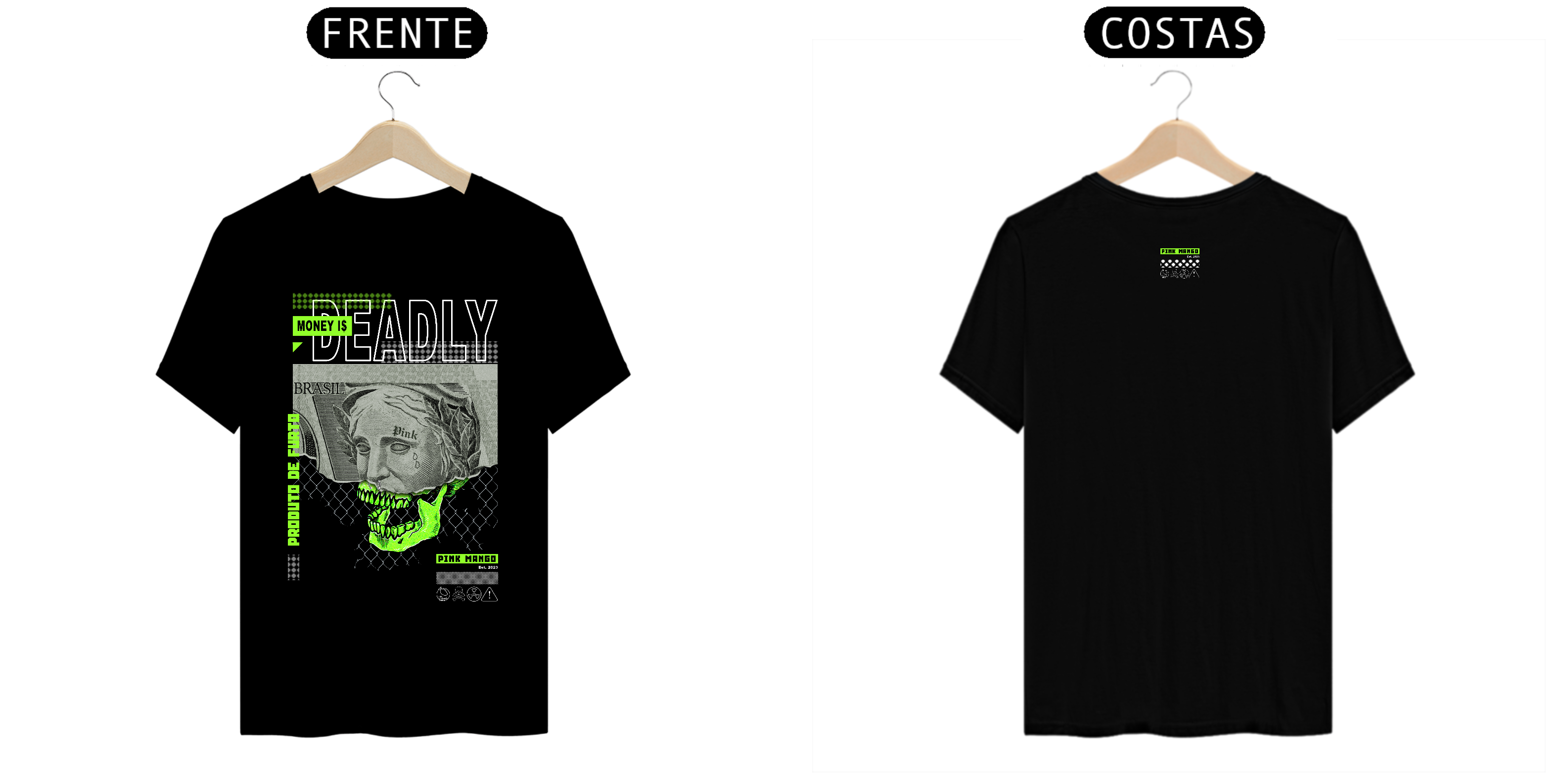 Nome do produto: CAMISETA MONEY I$ DEADLY PREMIUM BLACK