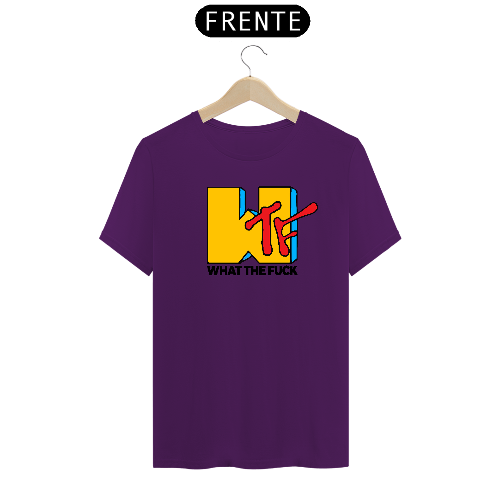Nome do produto: CAMISETA WHAT THE FUCK (mtv)