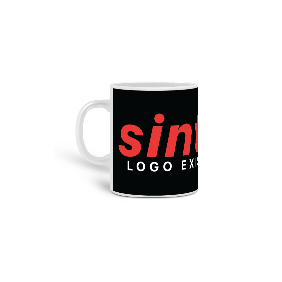 Nome do produto: Caneca Sinto, Logo Existo