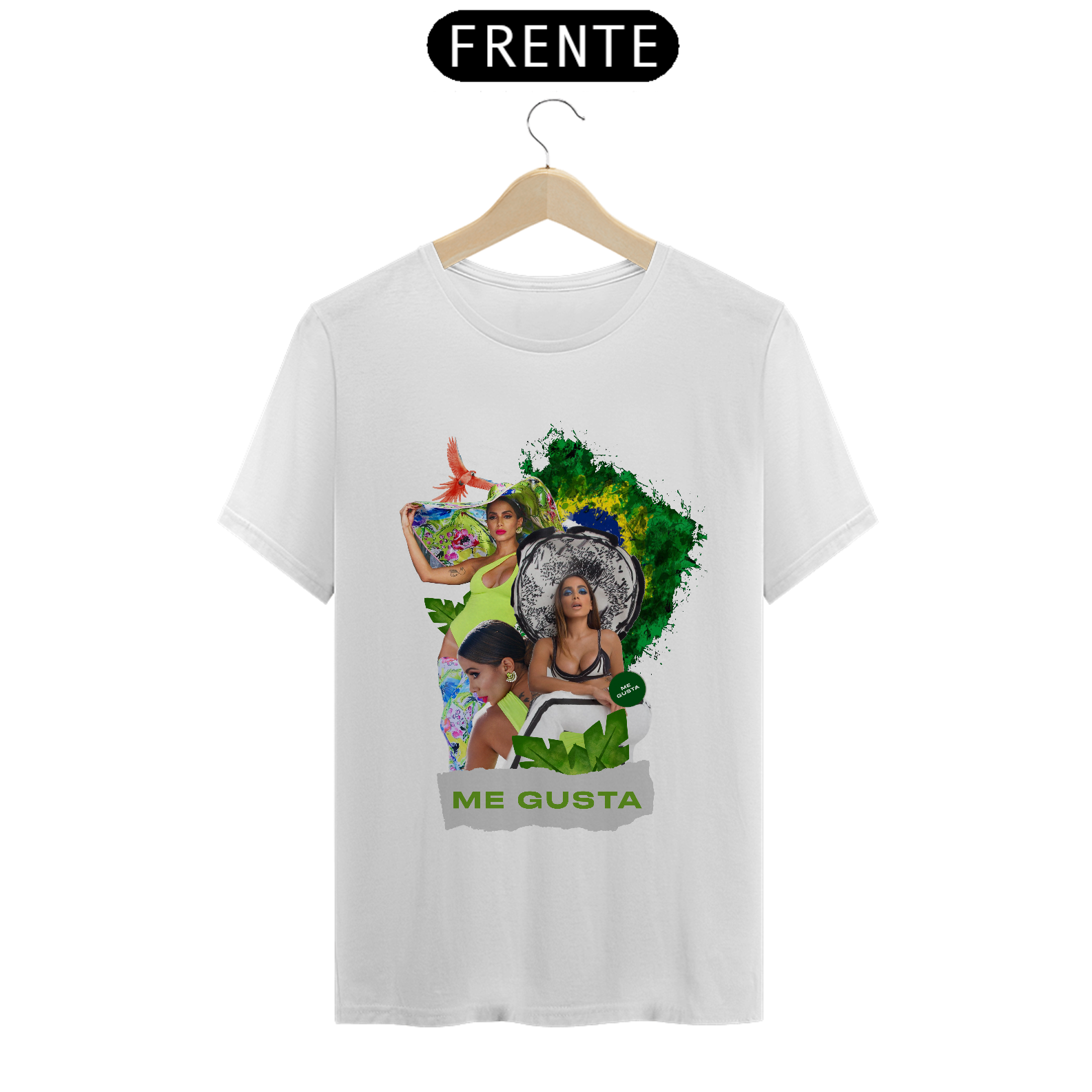 Nome do produto: Camiseta masculina Me Gusta Colection