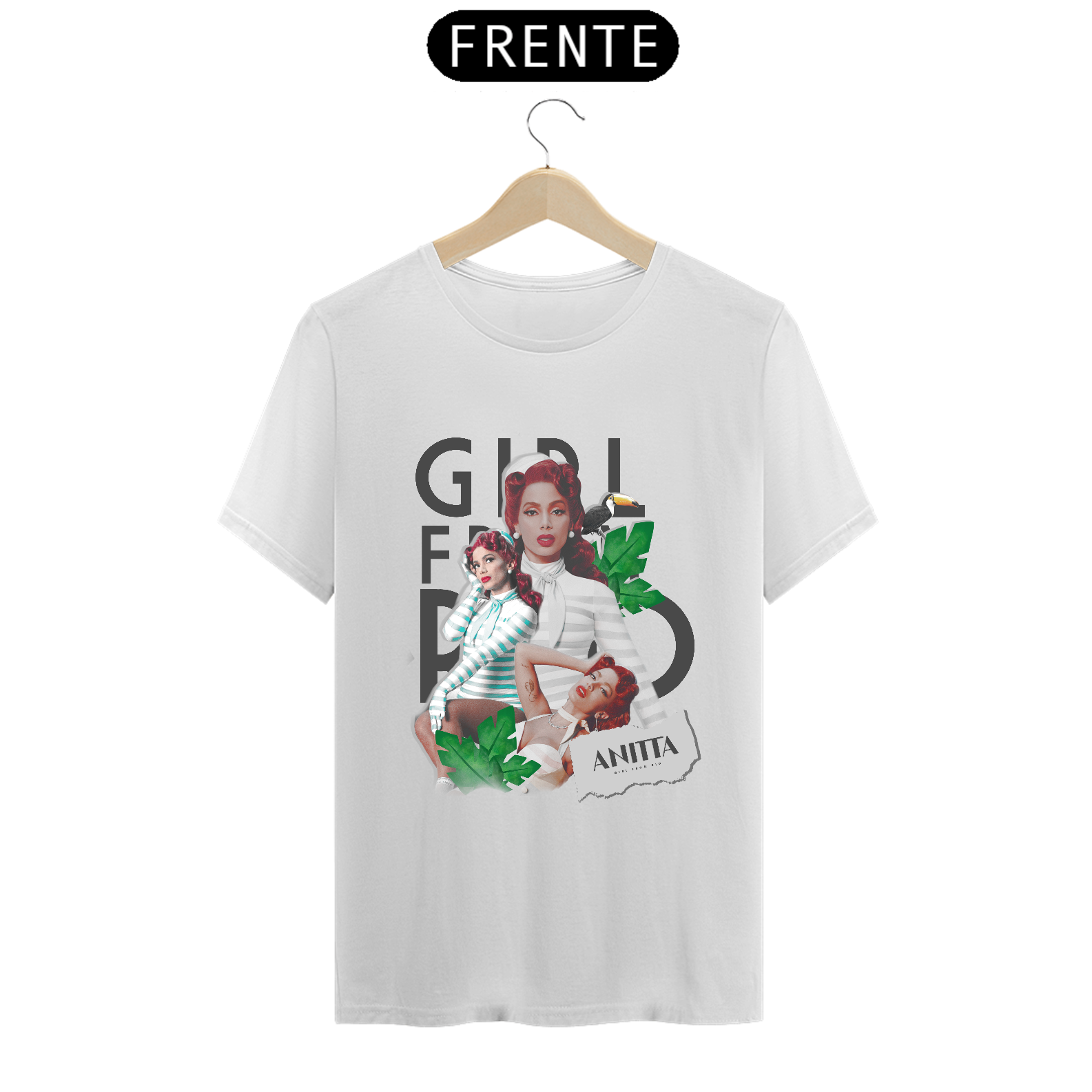 Nome do produto: Camiseta Girl From Rio Colection