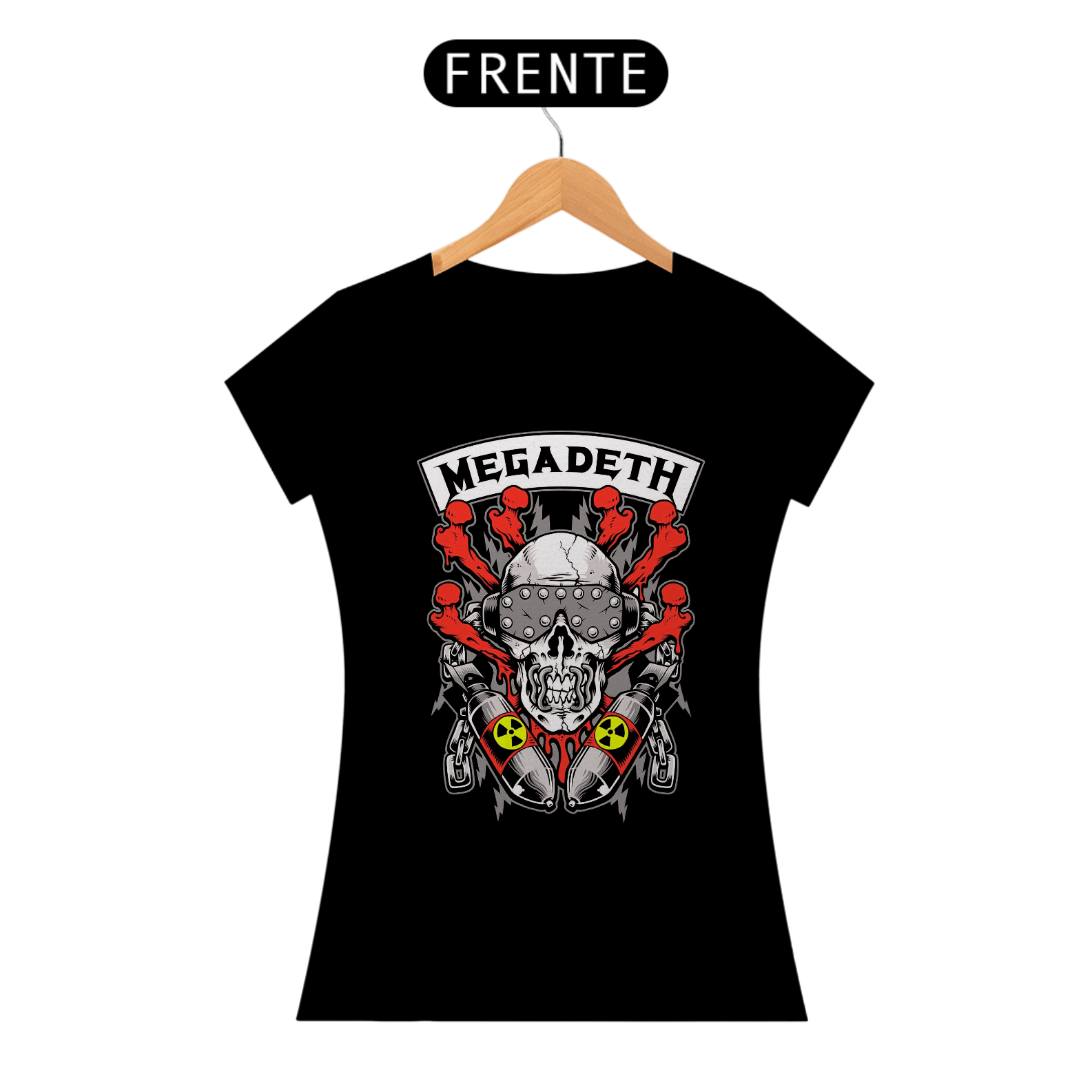 Nome do produto: Megadeth mod1 feminina