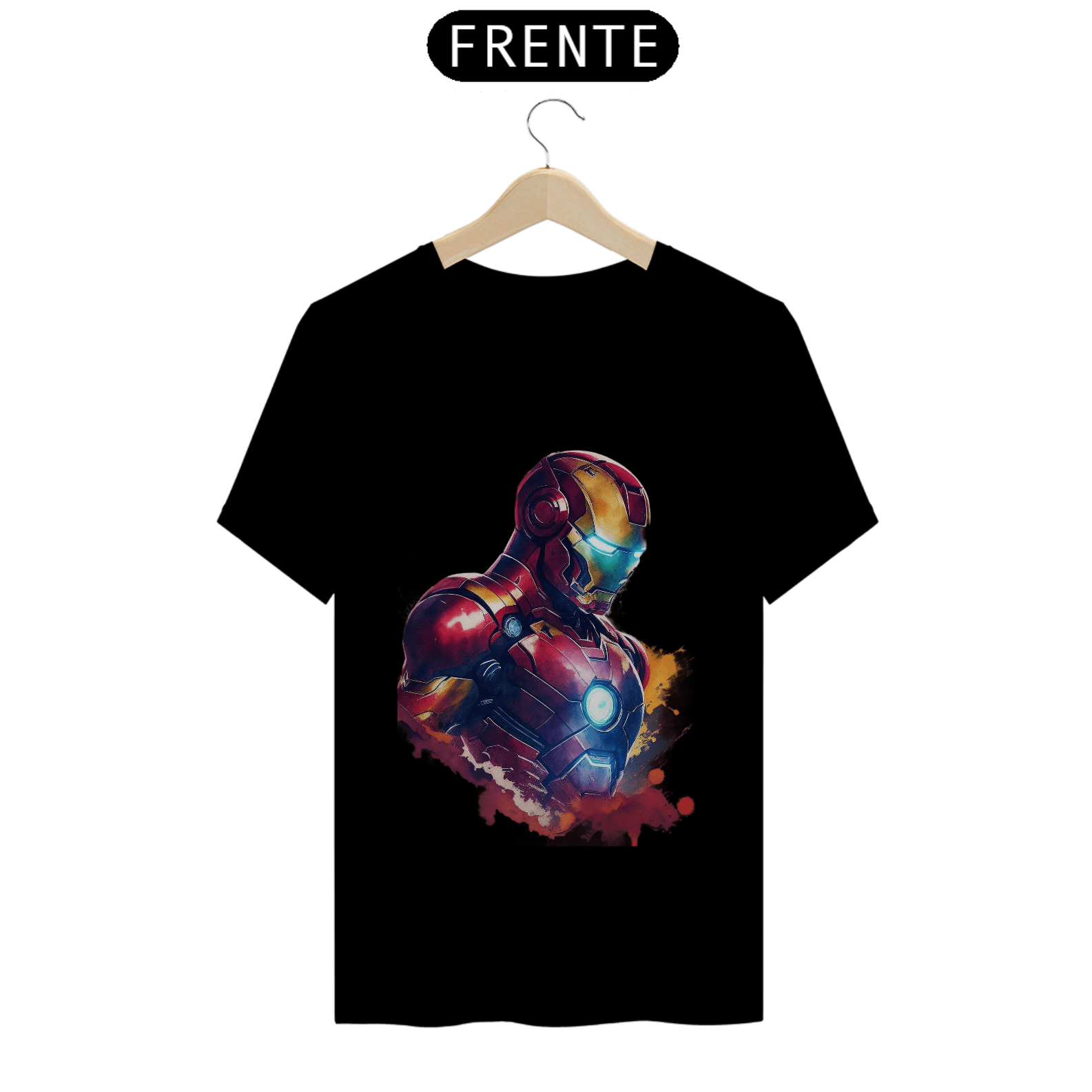 Nome do produto: T-shirt Unisex Homem de Ferro
