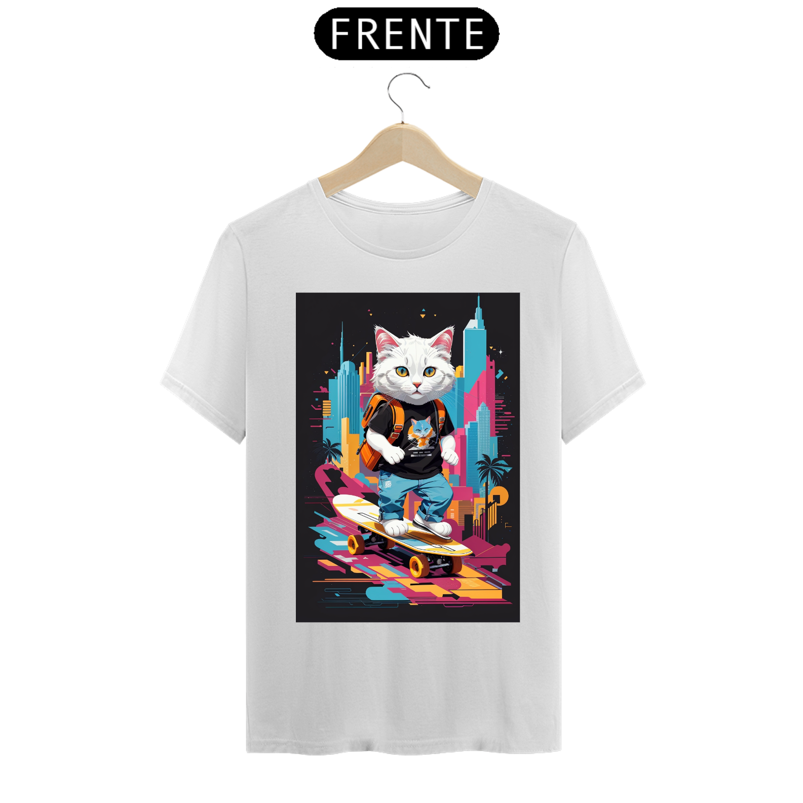 Nome do produto: SKATEBOARD CAT