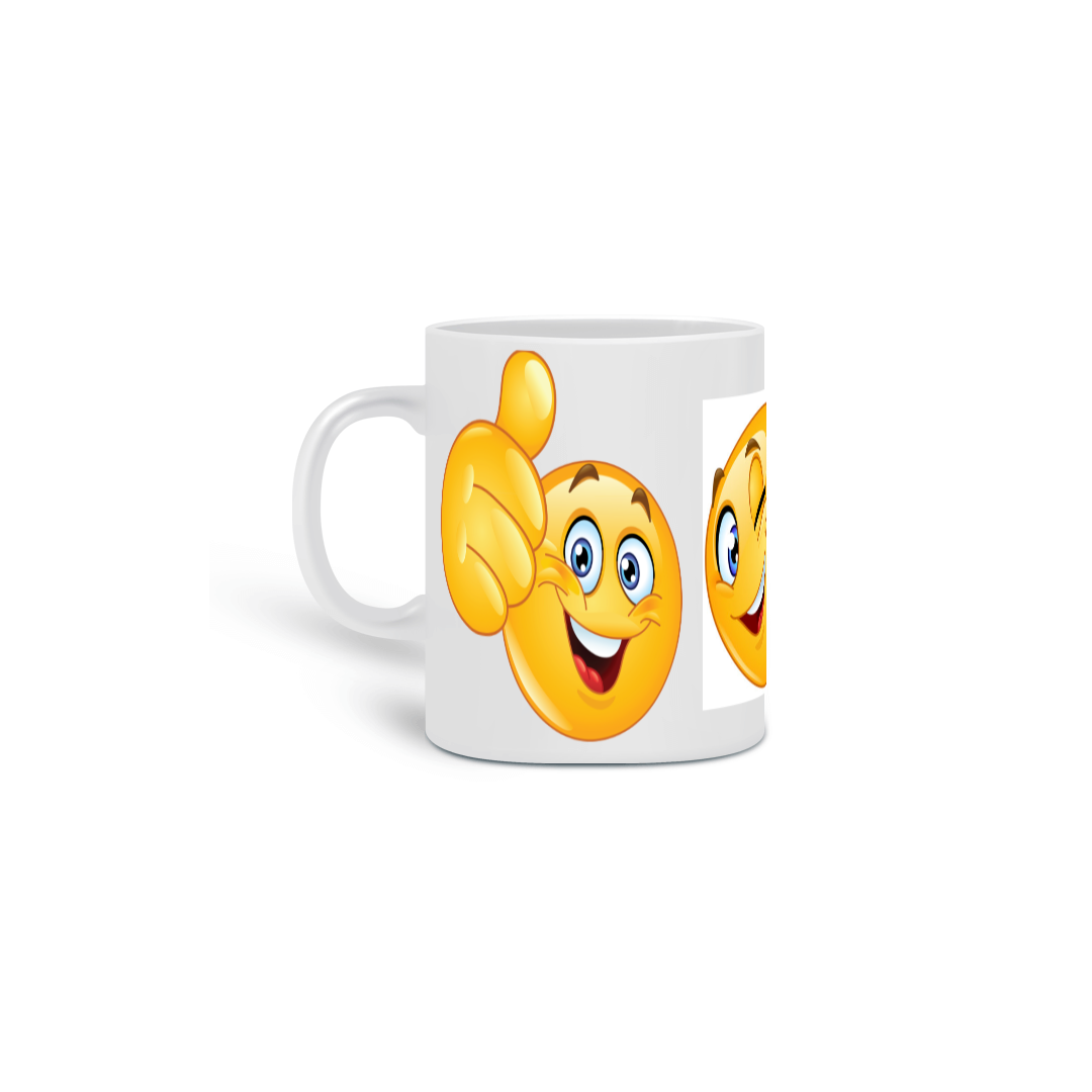 Nome do produto: mug emoji