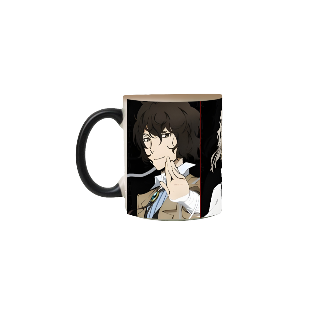 Nome do produto: Caneca Bungou Stray Dogs - Dazai - Atsushi - Kunikida