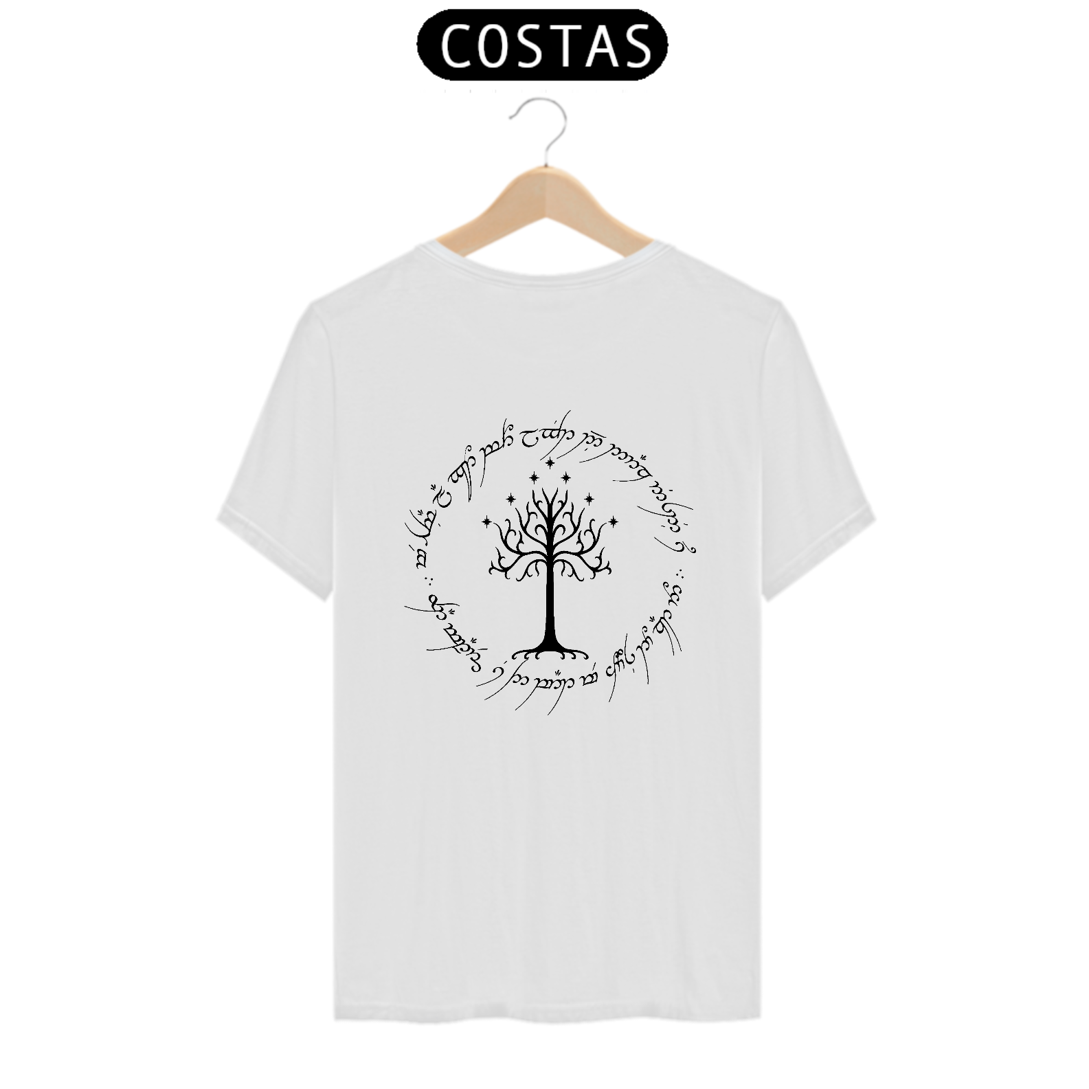 Nome do produto: Camisa Classic O Senhor dos Aneis - Gondor Tree