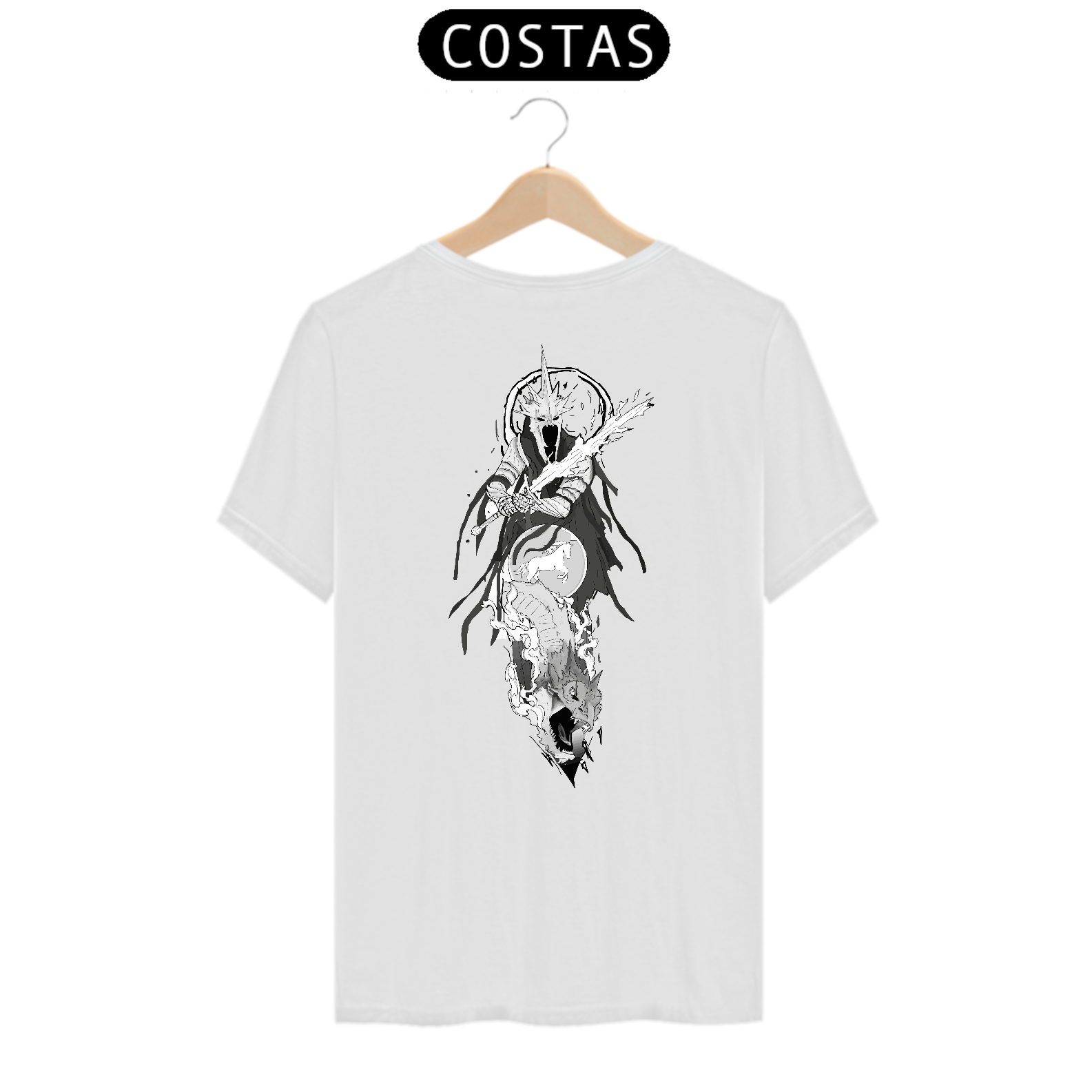 Nome do produto: Camisa Classic O Senhor dos Aneis - Rei Bruxo 