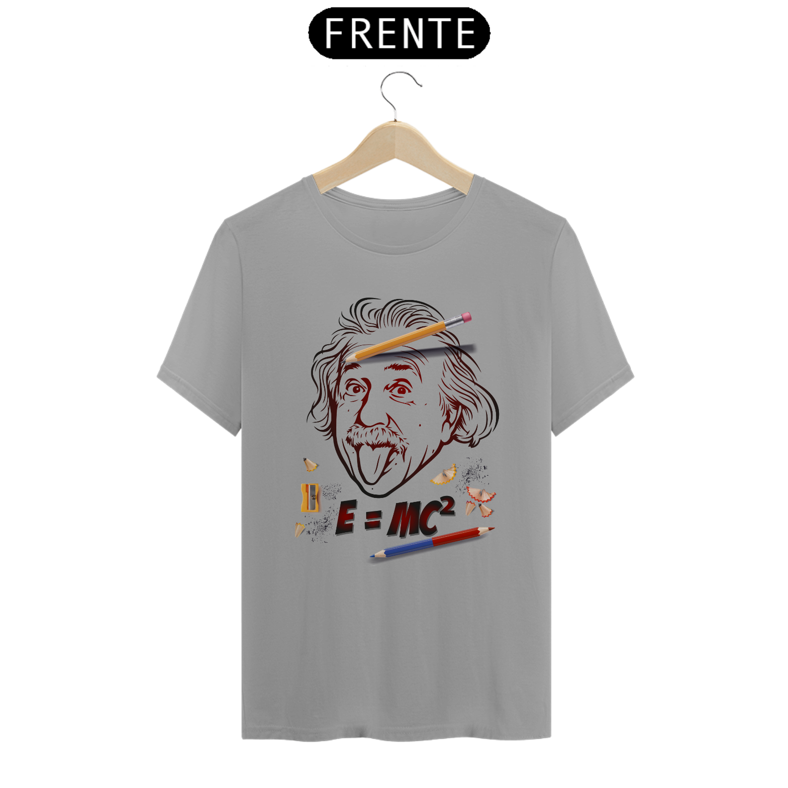 Nome do produto: Camiseta - Albert Einstein