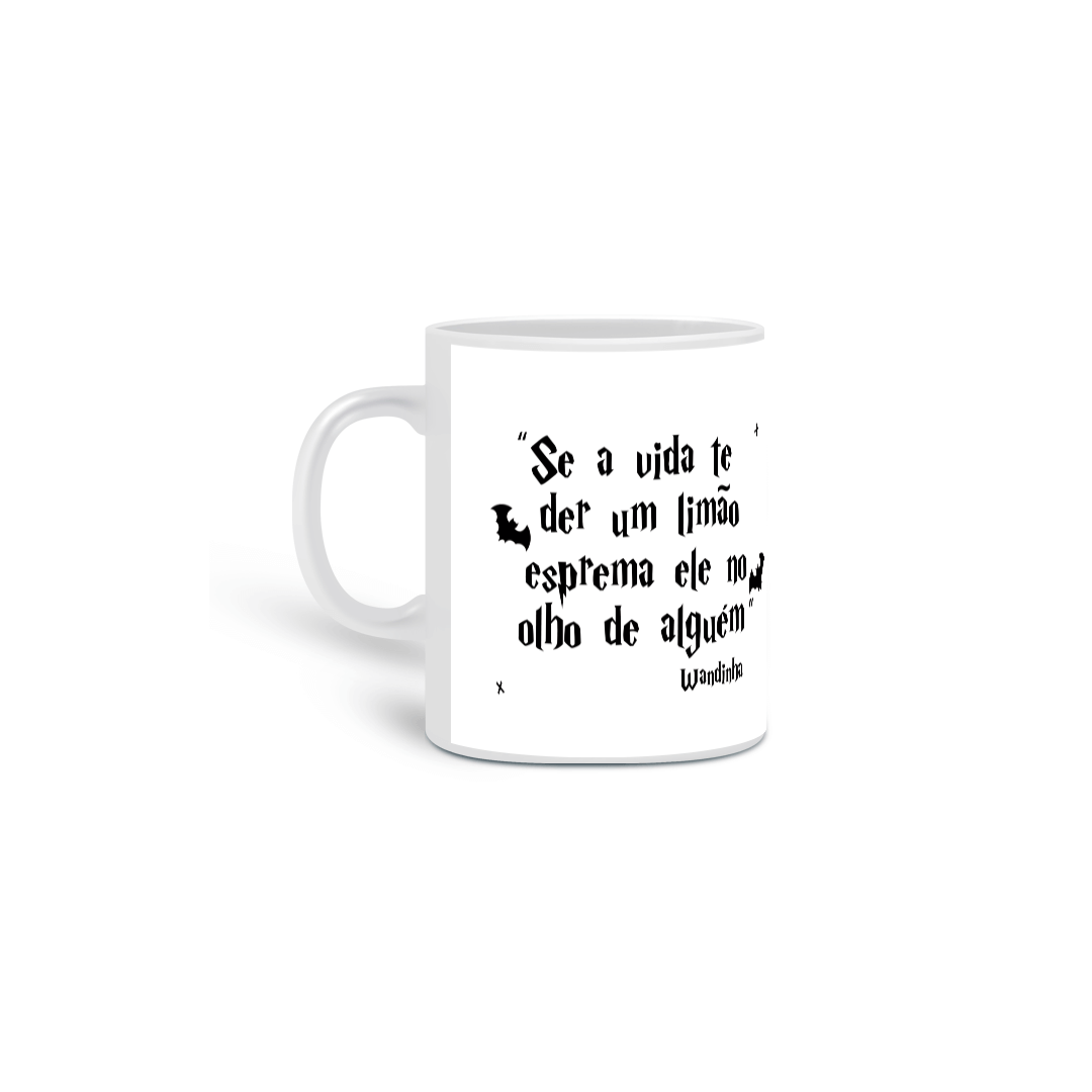 Nome do produto: Caneca - Vida com Limão